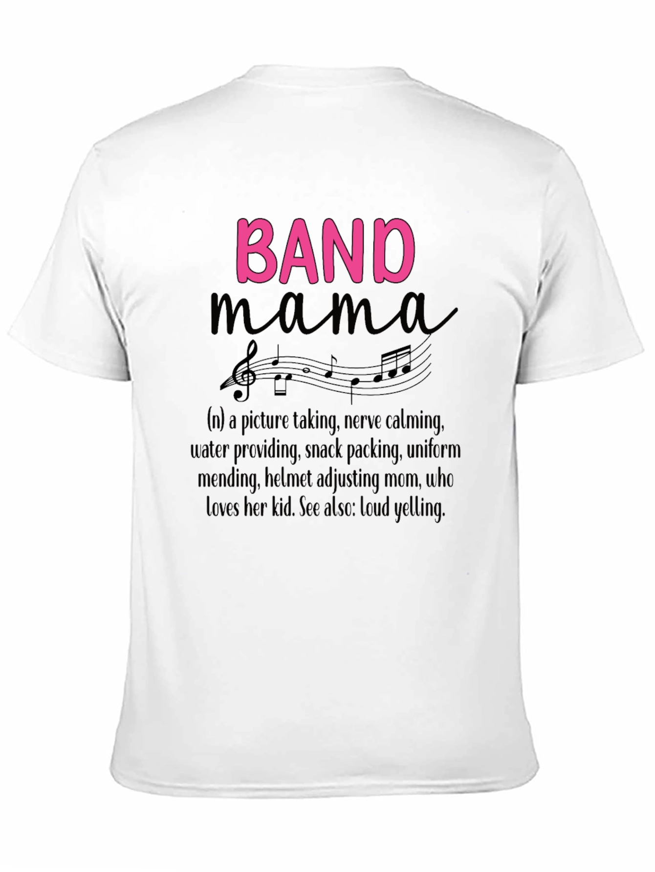 Black Band Mama Graphic T-Shirt view 11