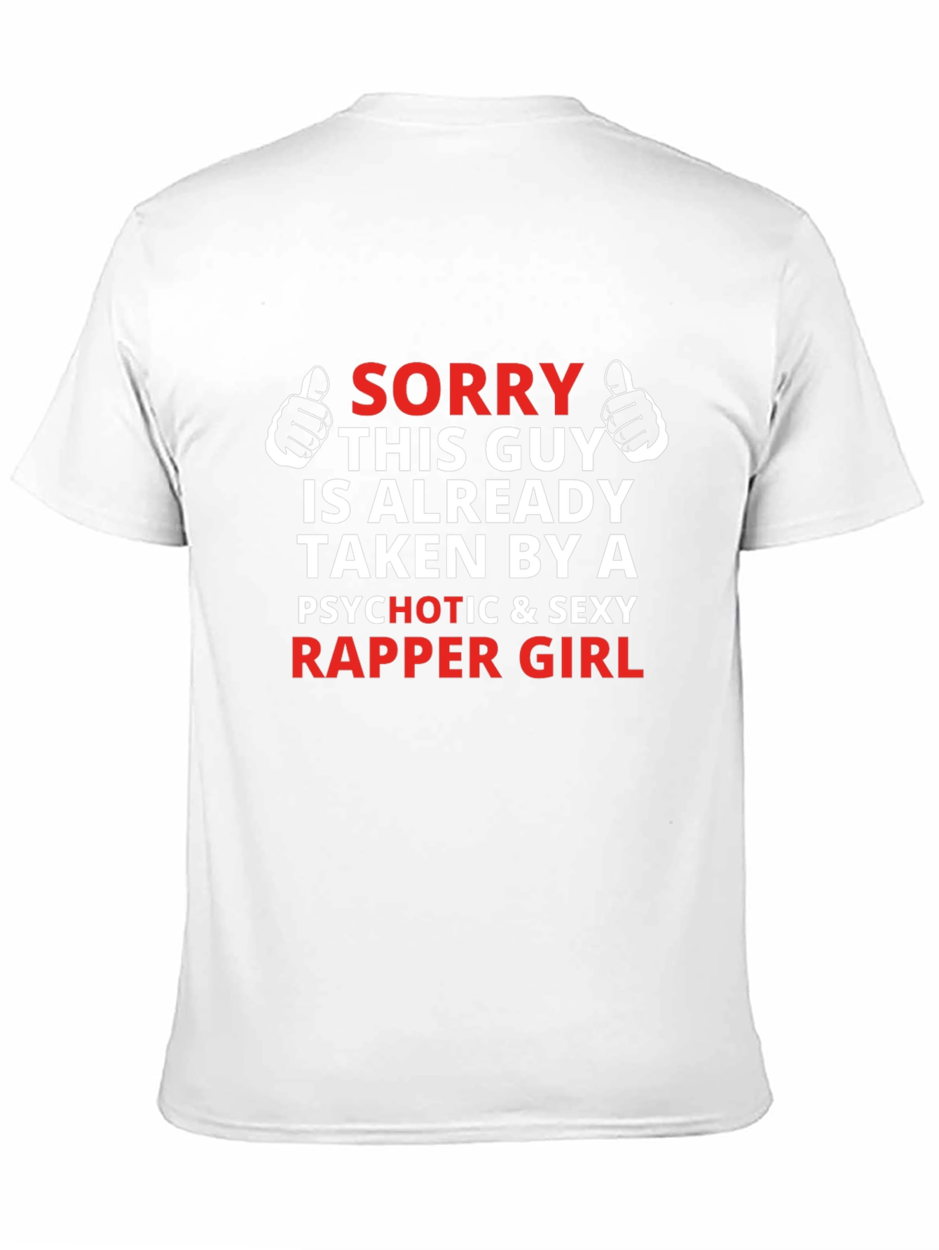 Black Taken By A Rapper Girl Novelty T-Shirt view 11
