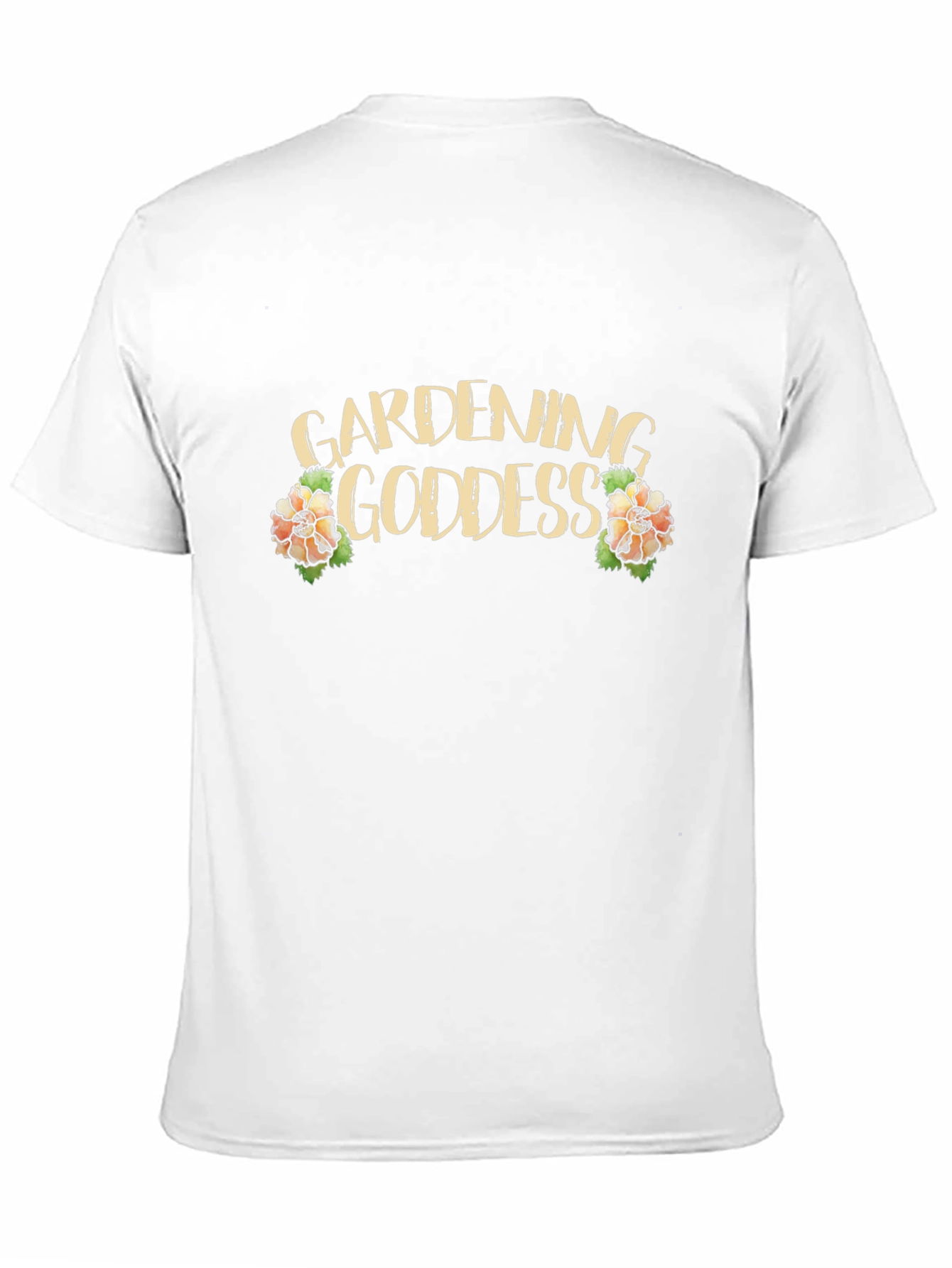 Black Gardening Goddess Graphic Tee - Black Cotton T-Shirt view 11