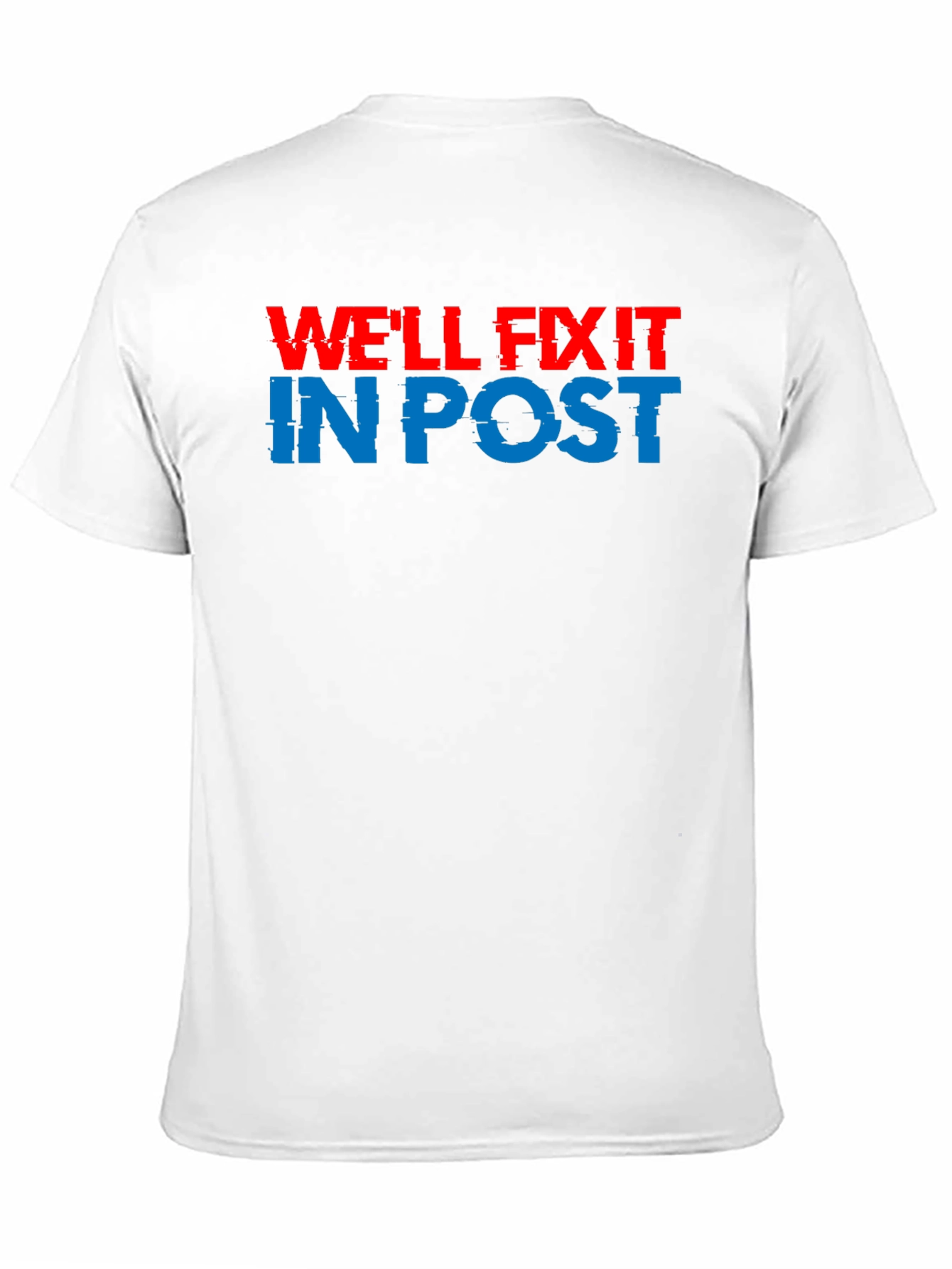 Black We'll Fix It In Post T-Shirt - Movie Editor Tee view 11