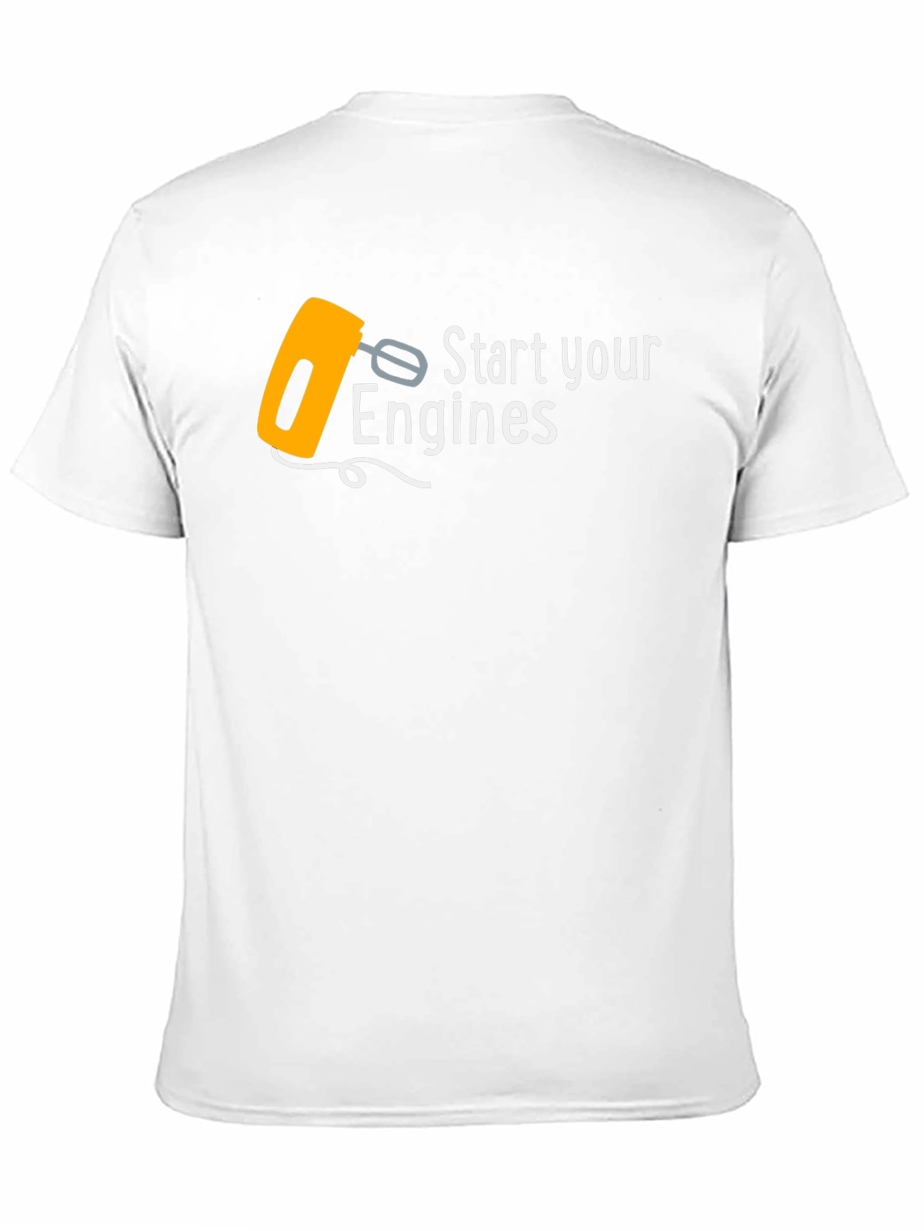 Black Start Your Engines Funny Mixer T-Shirt view 11