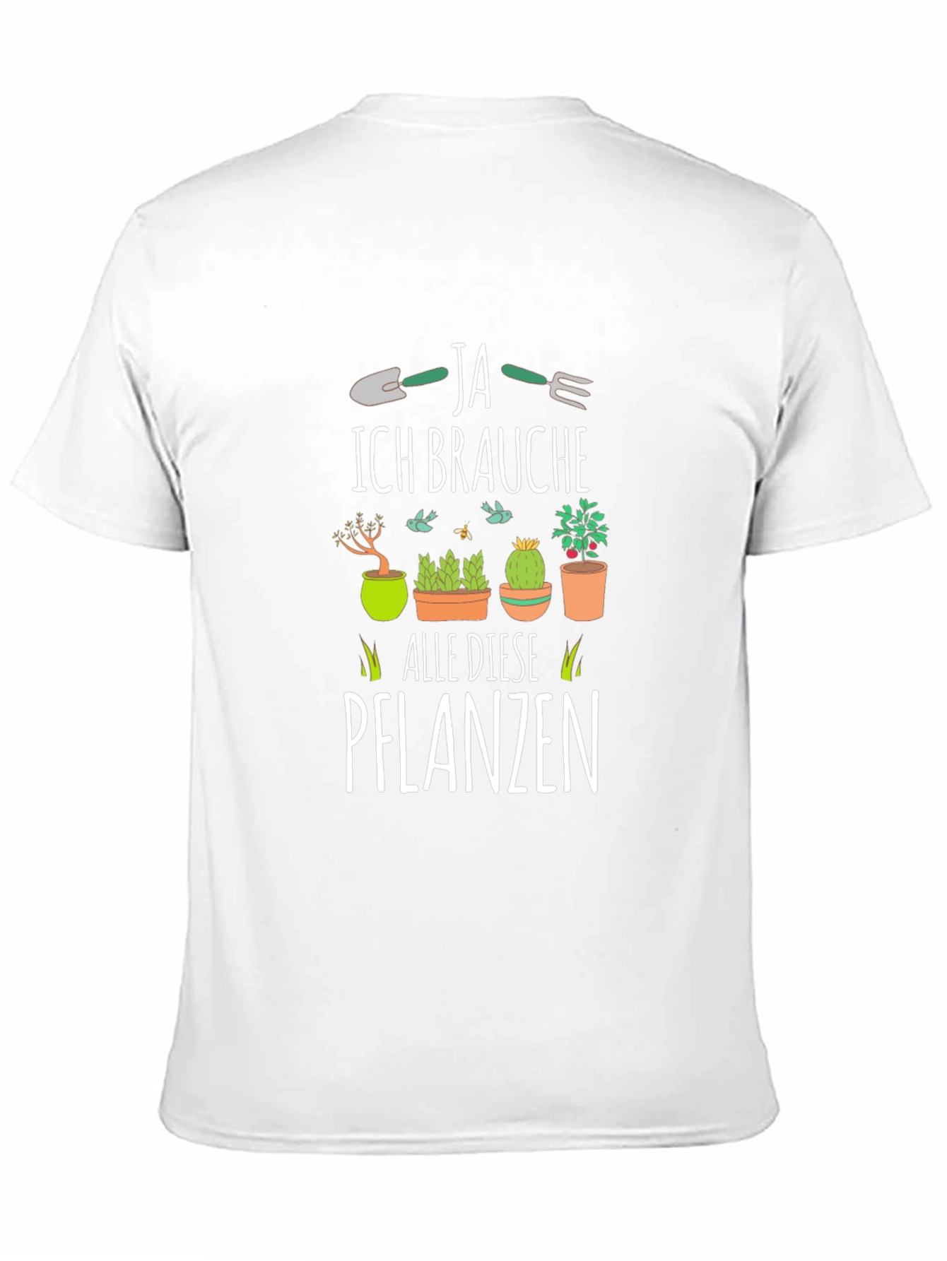 Black Plant Lover's T-Shirt: Ja Ich Brauche Alle Diese Pflanzen view 11