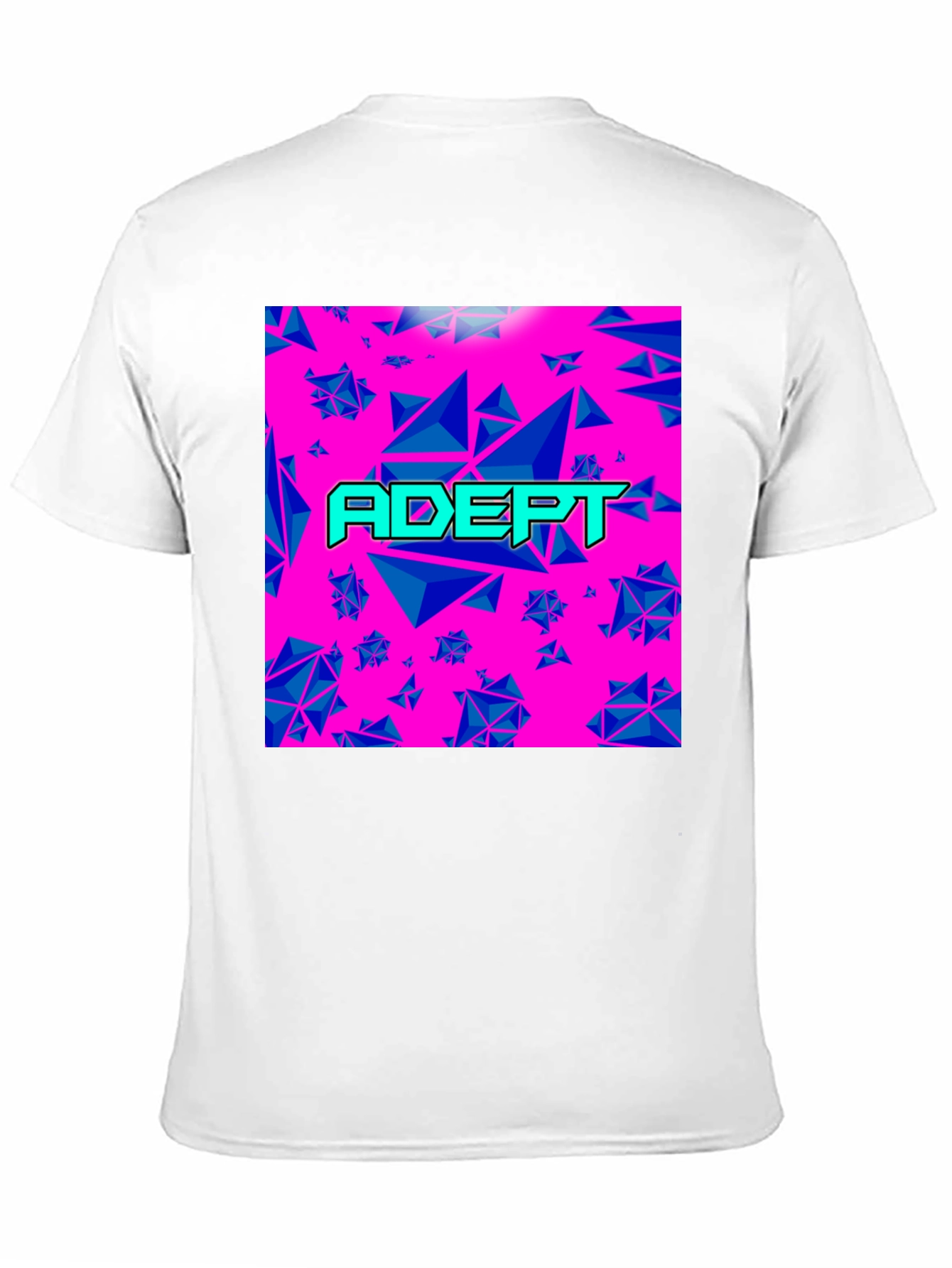 Black Adept Graphic Tee - Retro Geometric Design view 11