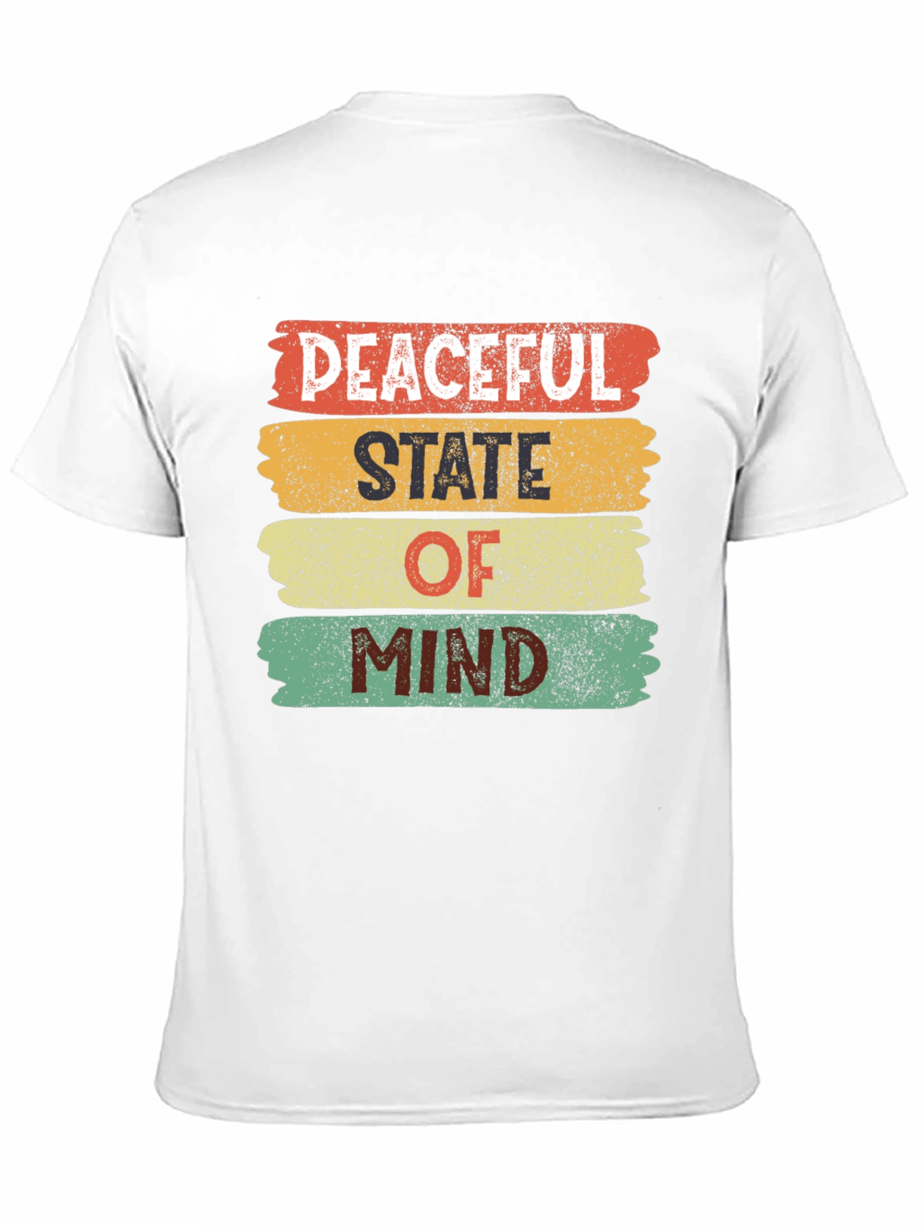 Black Peaceful State of Mind Graphic Tee view 11
