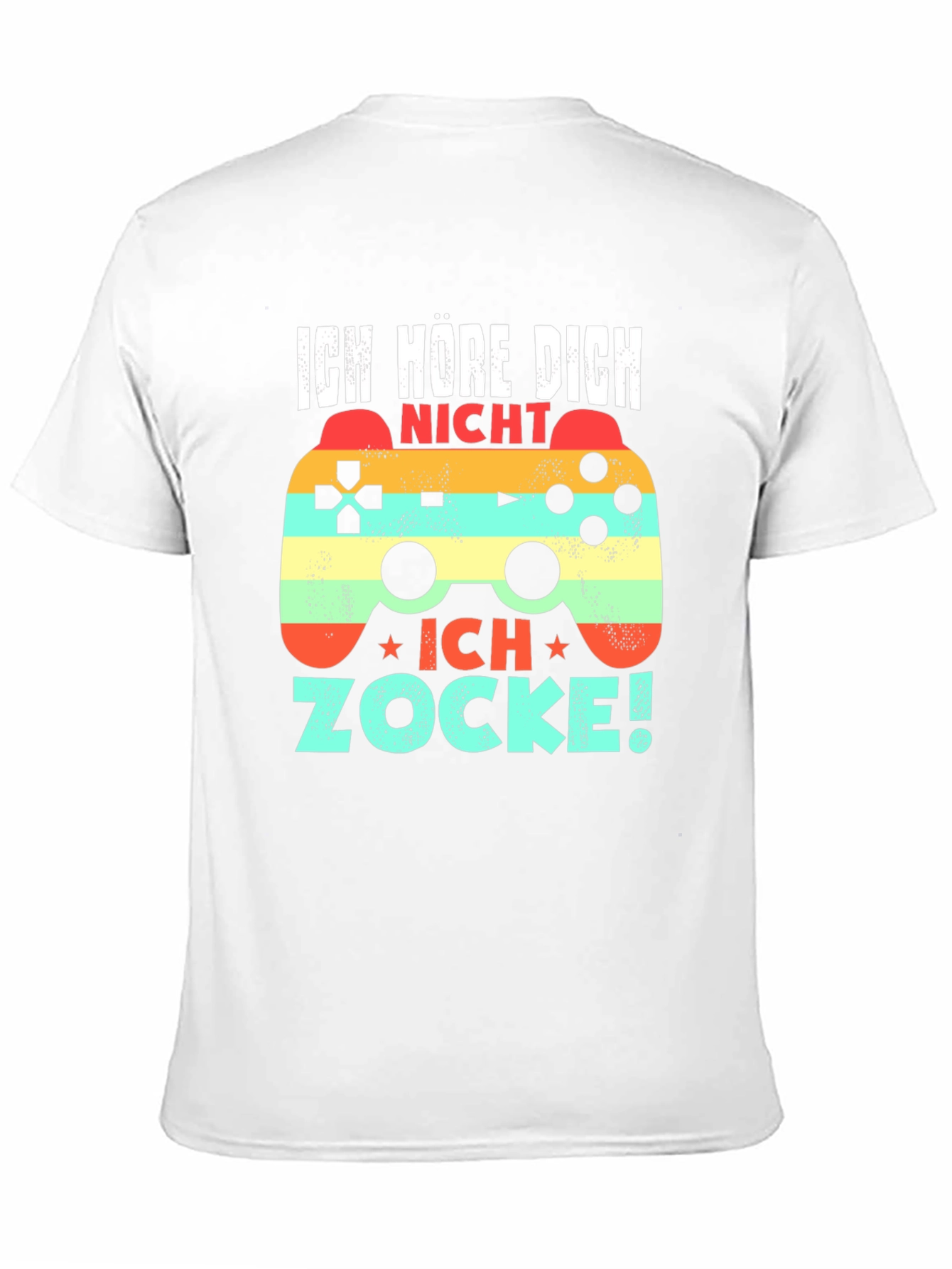 Black Gamer T-Shirt - Ich Zocke! view 11
