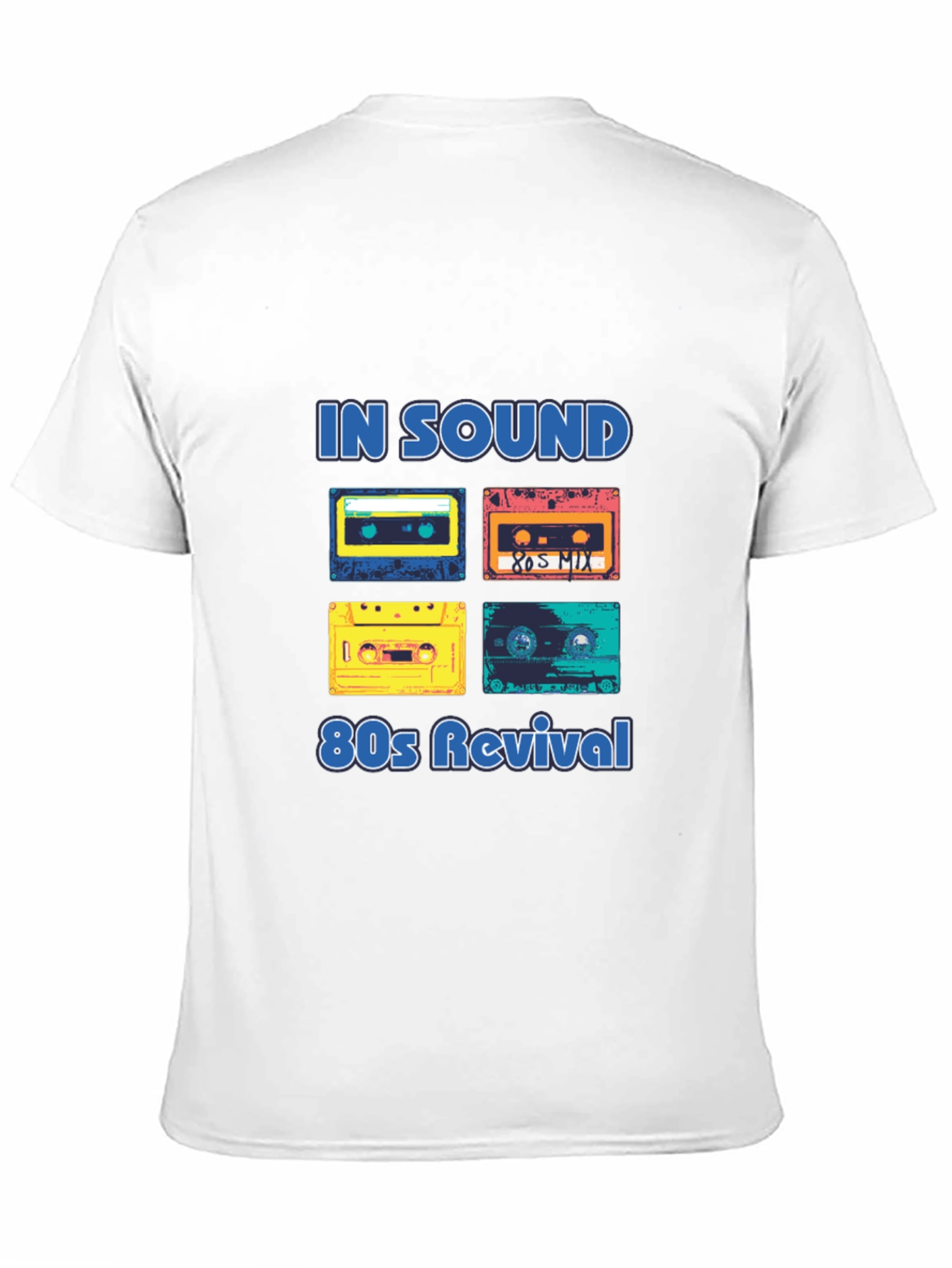 Black Retro 80s Music Revival T-Shirt view 11