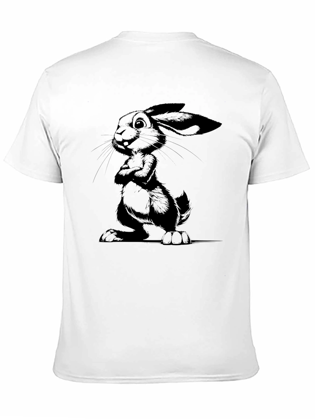 Black Black Rabbit Graphic Tee - Men's Stylish Casual Shirt view 11