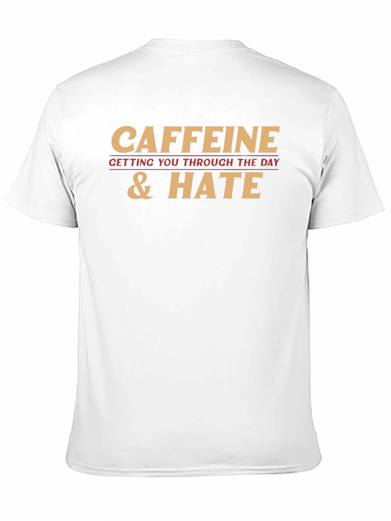 Black Caffeine & Hate Graphic T-Shirt - Everyday Wear view 11