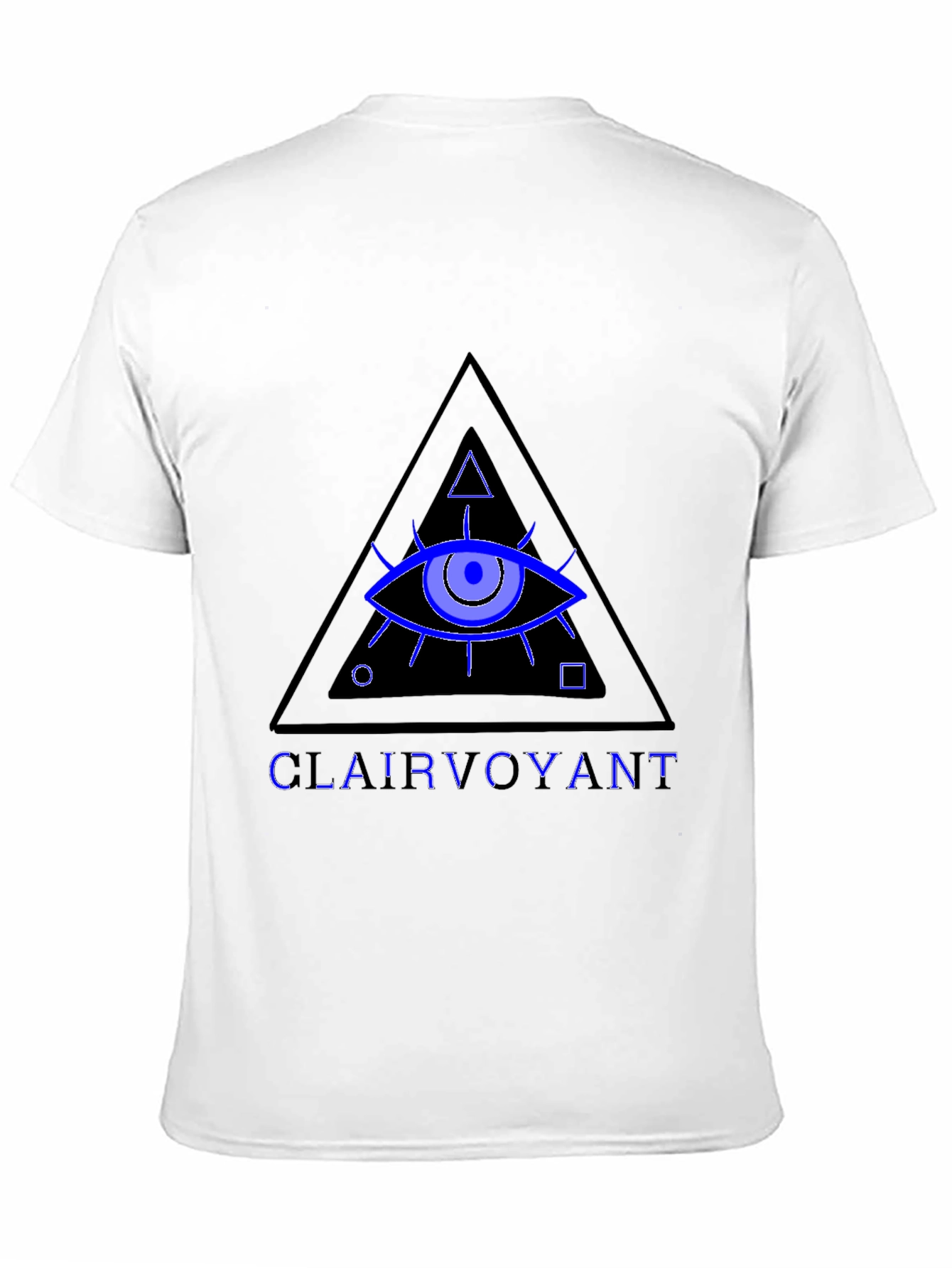 Black Clairvoyant T-Shirt - All Seeing Eye Graphic Tee view 11