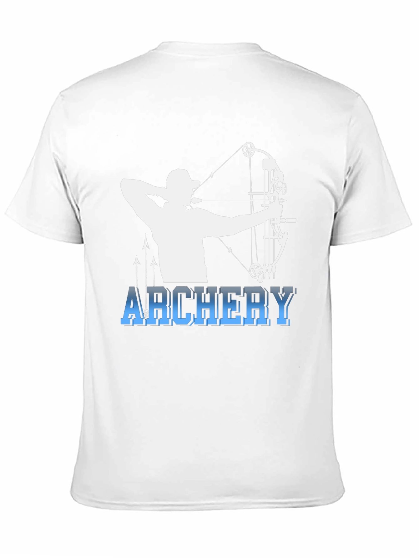 Black Archery Bow Hunter Black T-Shirt view 11