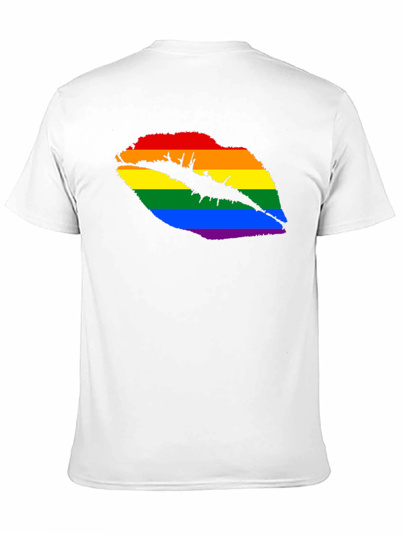 Black Pride Lips Graphic Tee - Black Unisex T-Shirt view 11