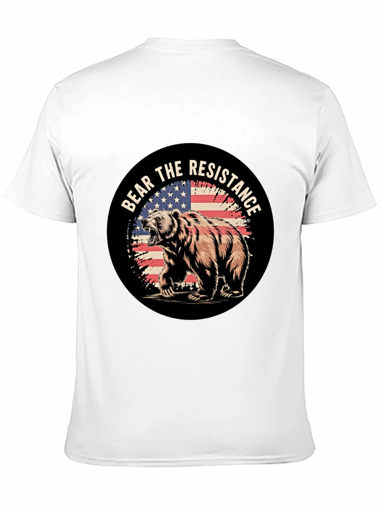 Black Bear the Resistance Graphic T-Shirt view 11