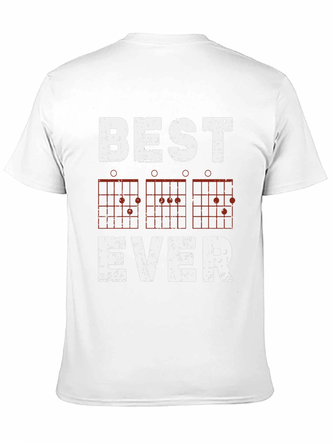 Black Best Guitar Chords Ever T-Shirt - Music Lover Tee view 11