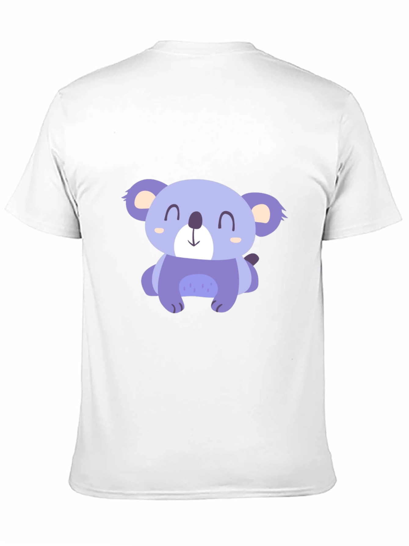 Black Cute Koala Graphic Tee - Casual Black T-Shirt view 11