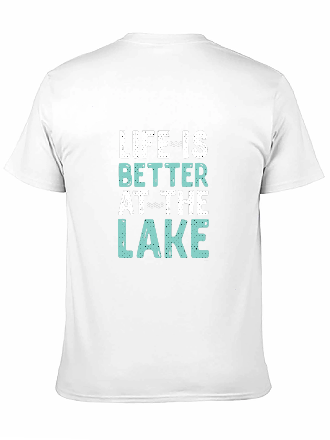 Black Life is Better at the Lake Graphic Tee - Black view 11