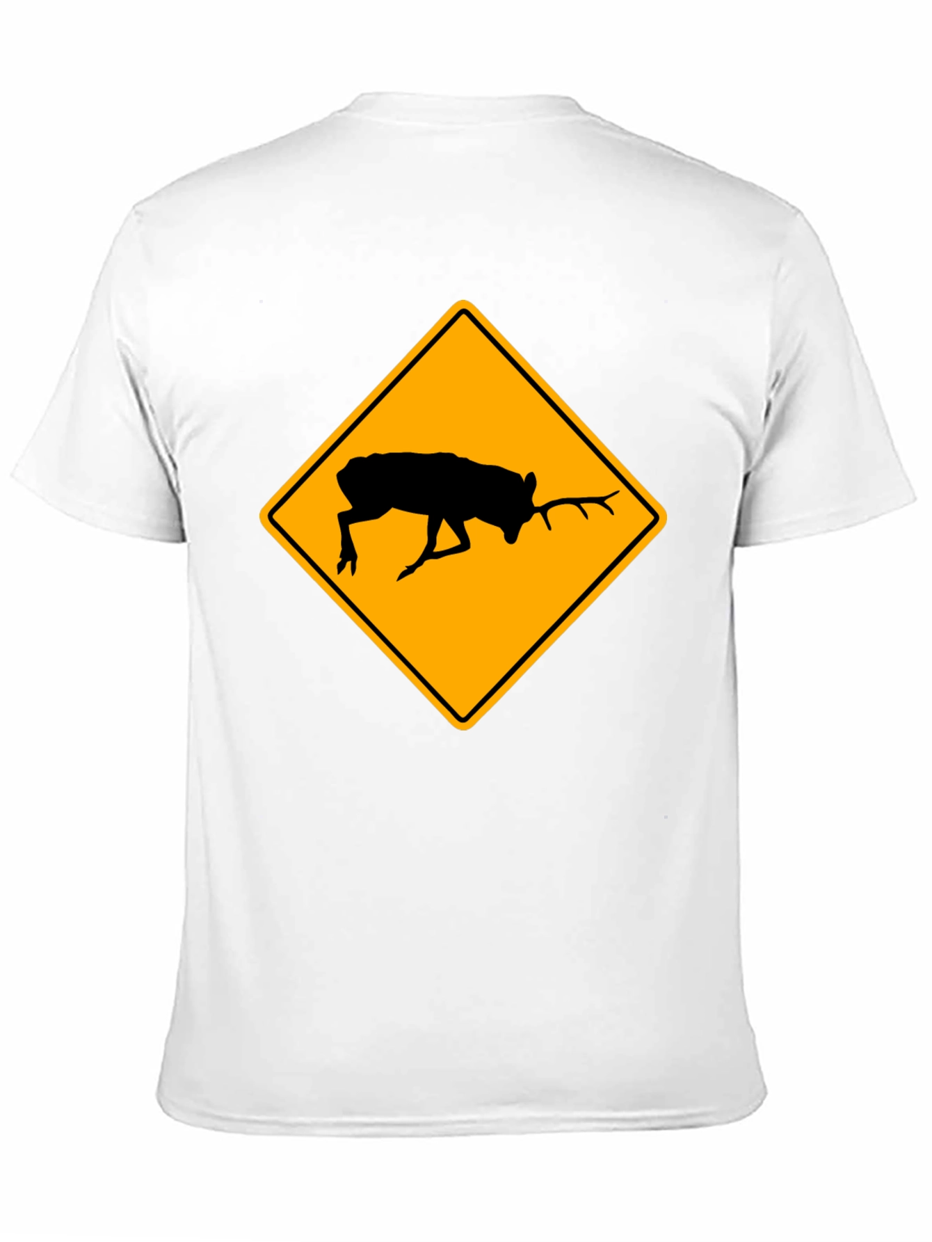 Black Elk Crossing T-Shirt: Caution Wildlife Tee view 11