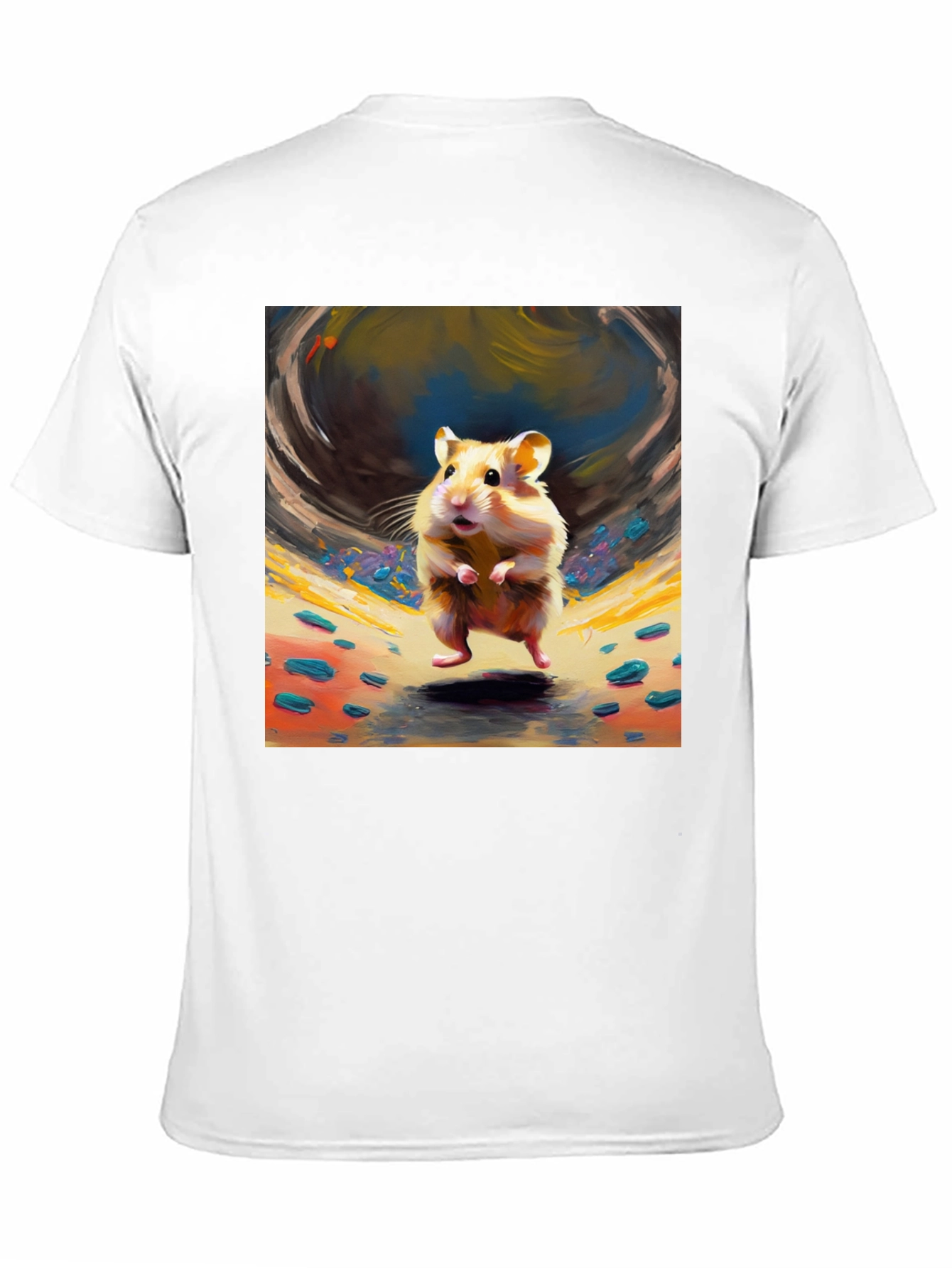 Black Hamster Art Graphic Tee - Stylish Comfort view 11