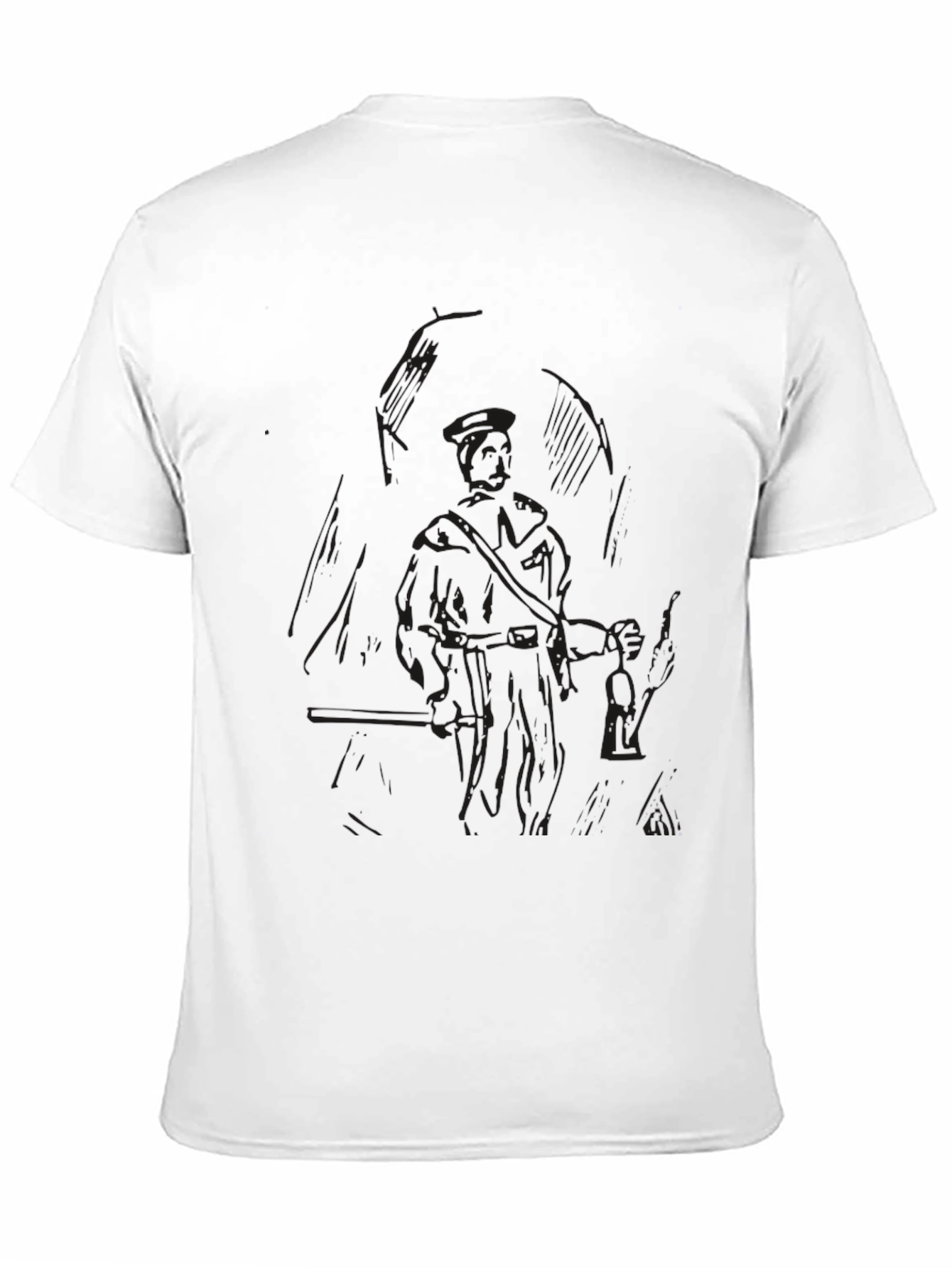 Black Dark Knight Graphic Tee - Soft Cotton Blend view 11