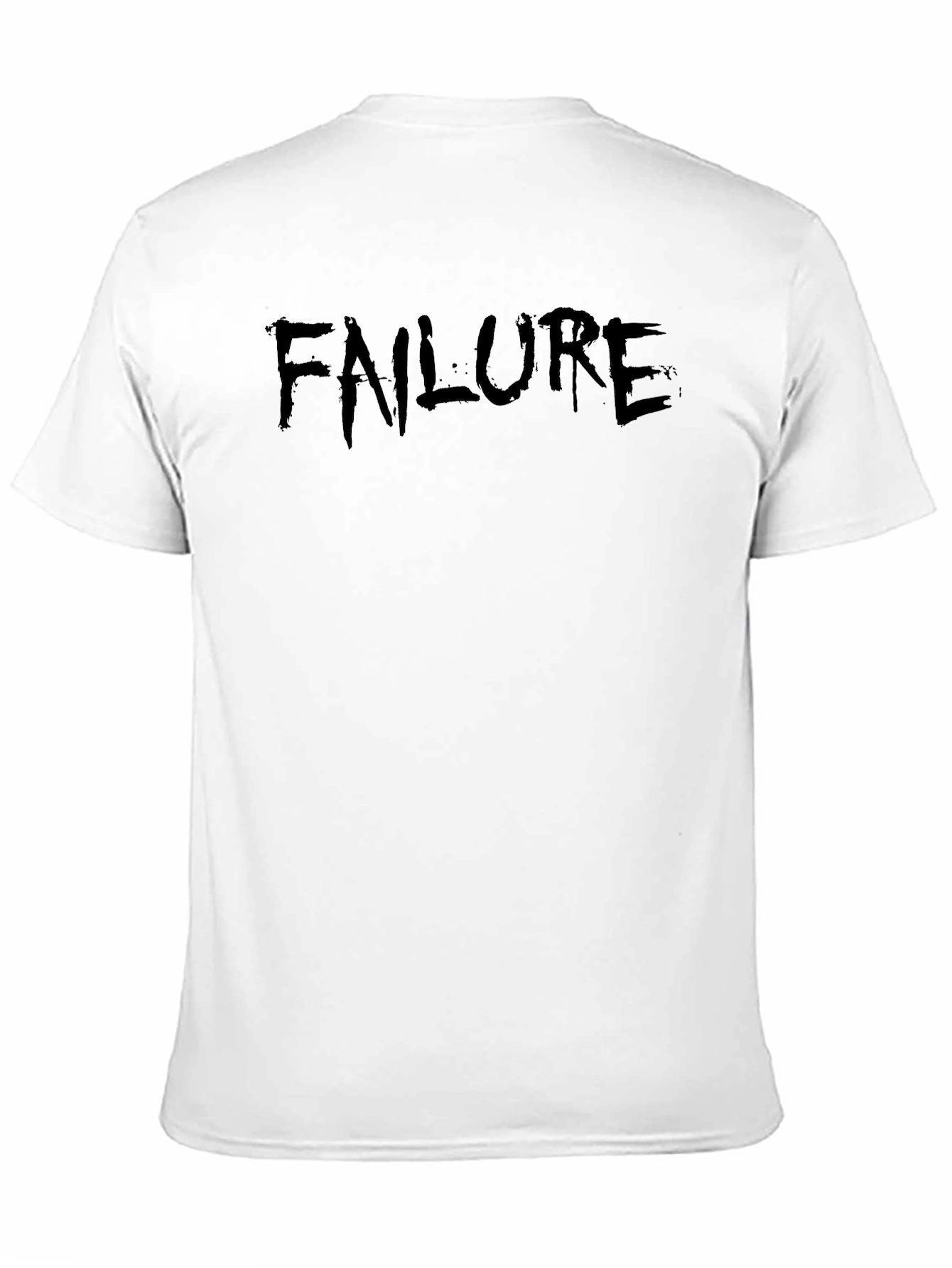 Black Failure Graphic Tee - Soft Cotton Blend view 11