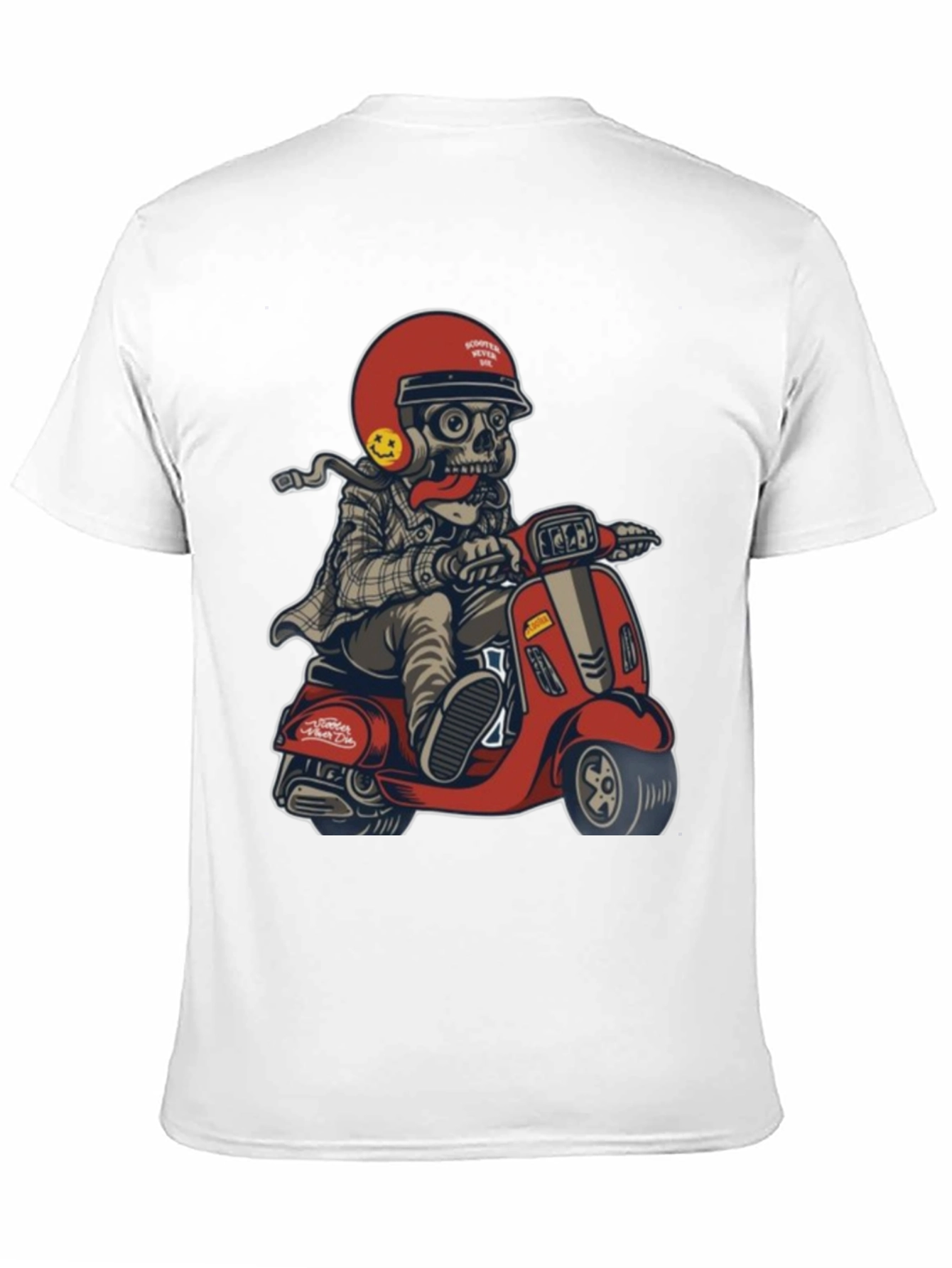 Black Skull Rider Graphic Tee - Cool & Unique Design view 11