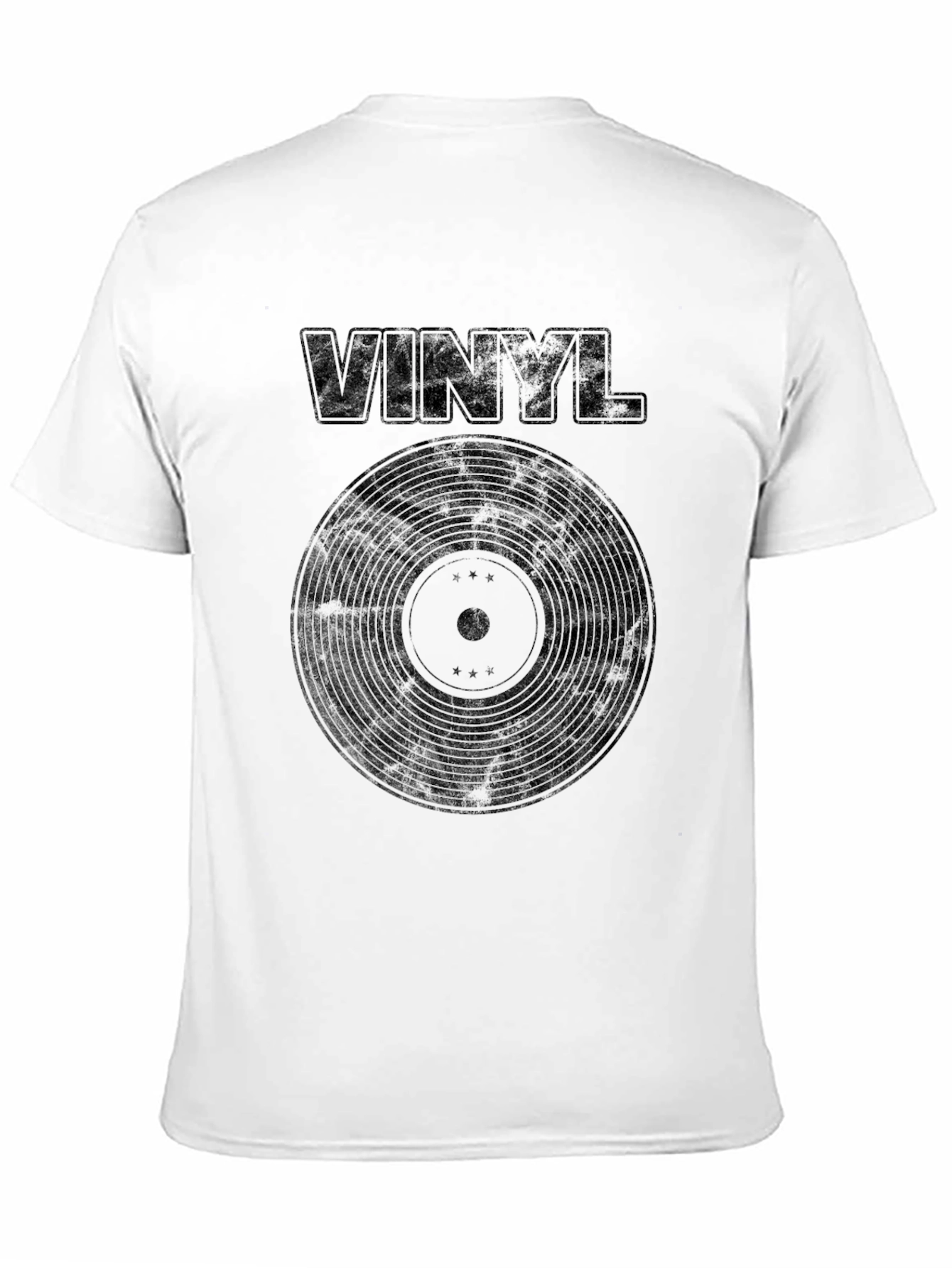 Black Vinyl Record Graphic T-Shirt view 11