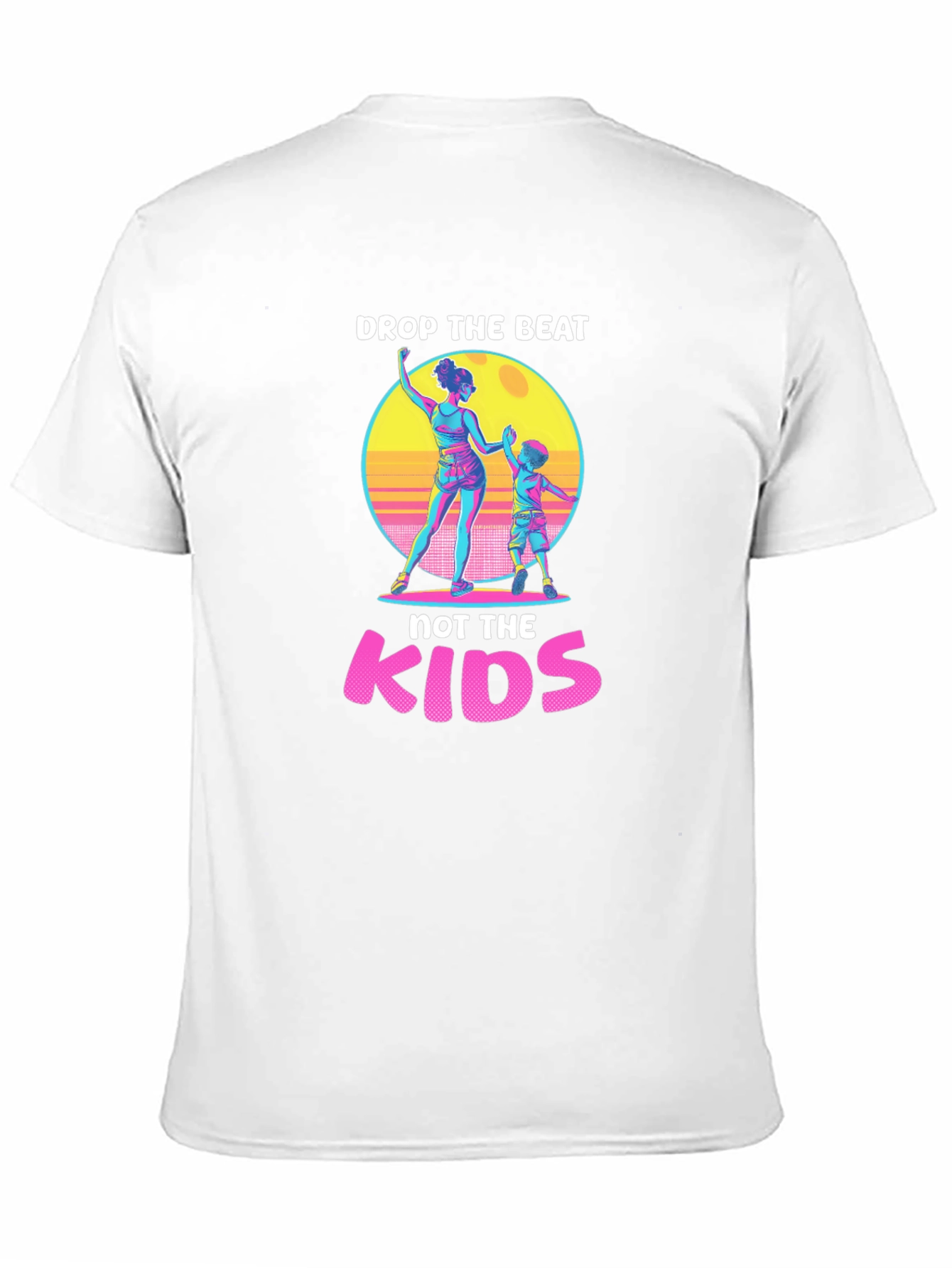 Black Drop the Beat, Not the Kids T-Shirt view 11