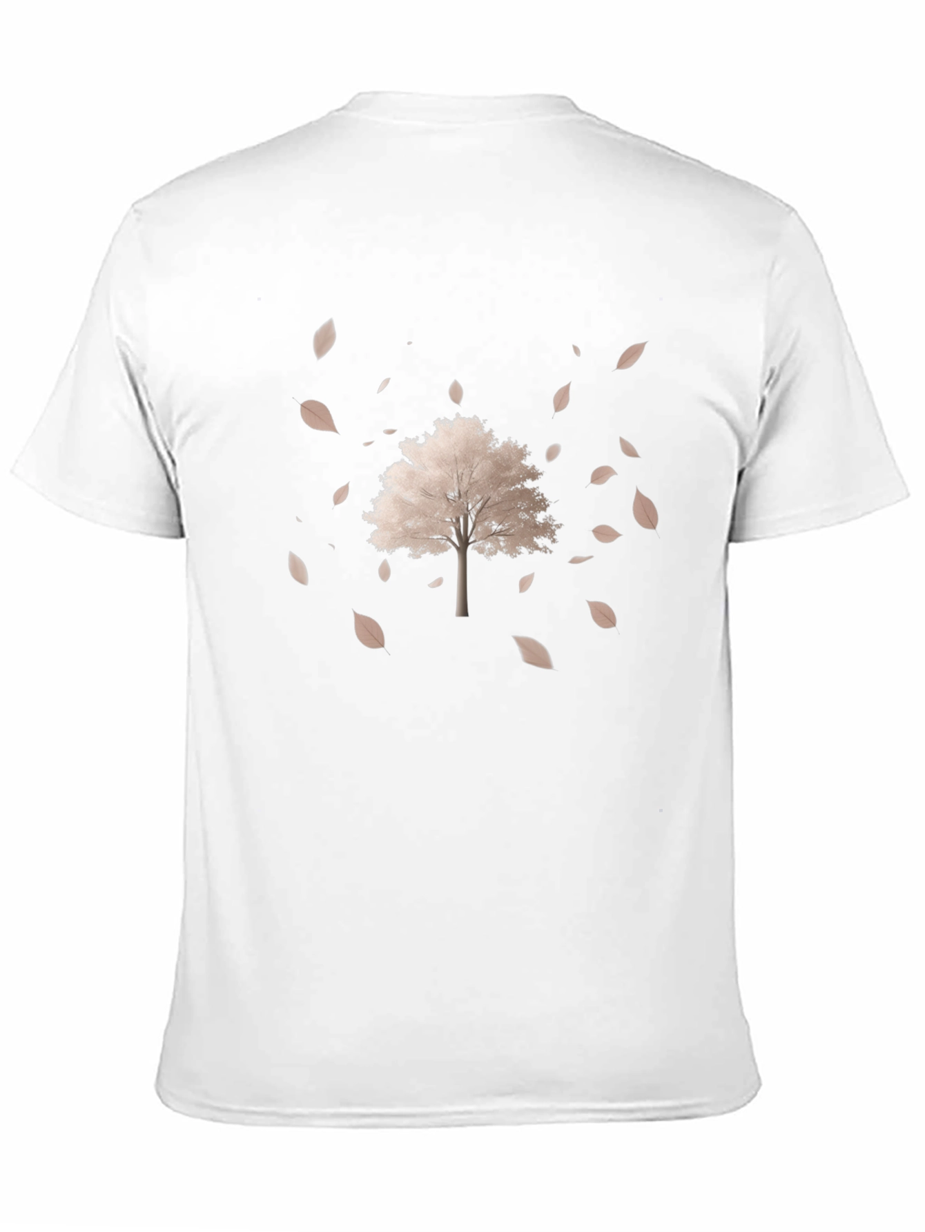 Black Men's Black Tree Graphic T-Shirt view 11