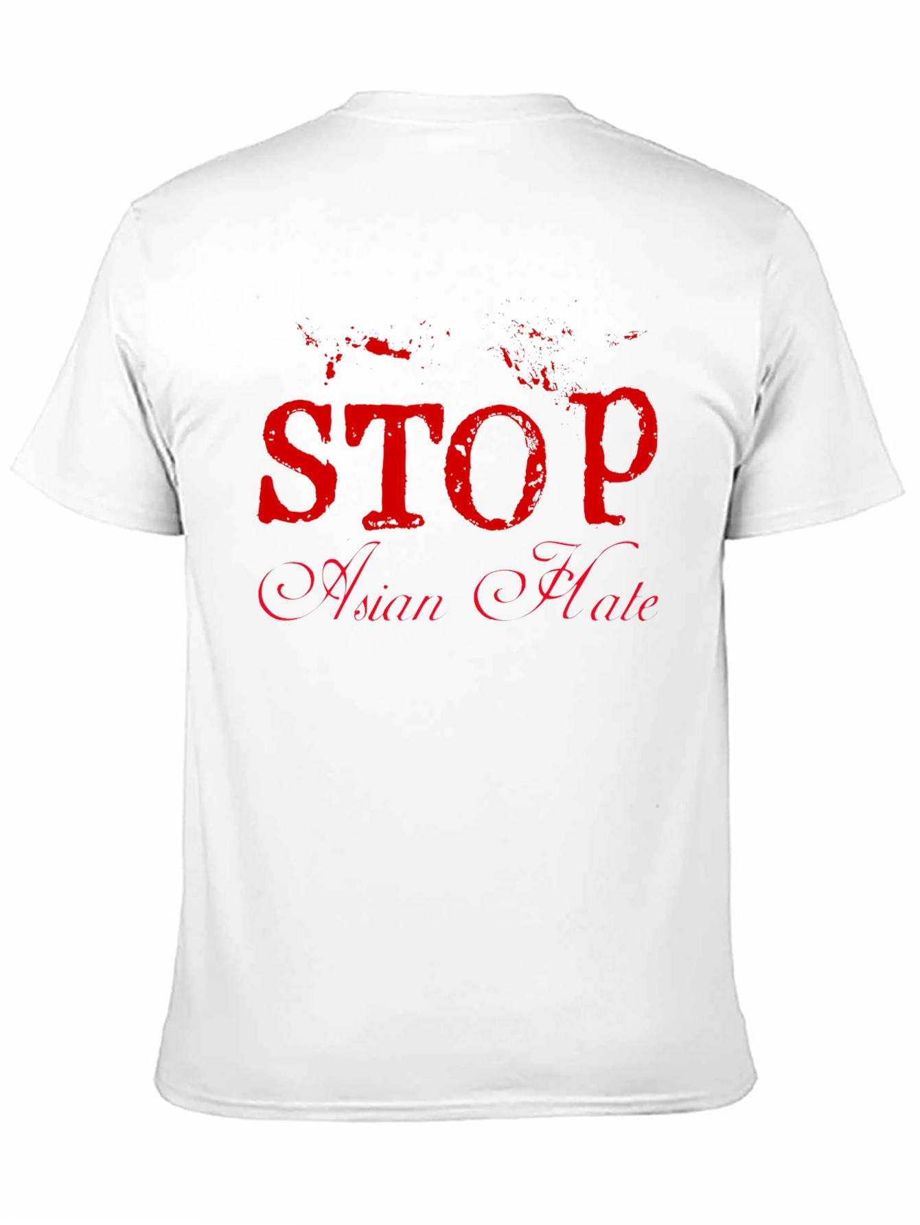 Black Stop Asian Hate Black T-Shirt view 11