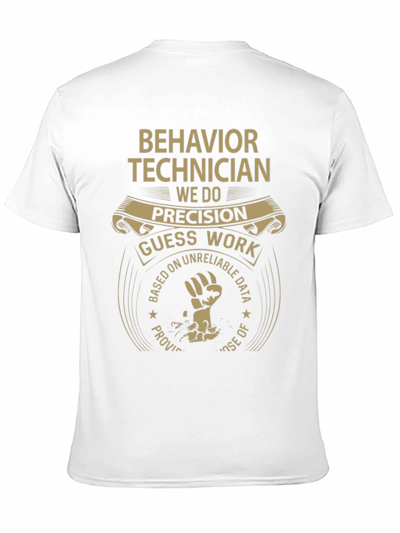 Black Behavior Technician Graphic Tee - Precision & Humor view 11
