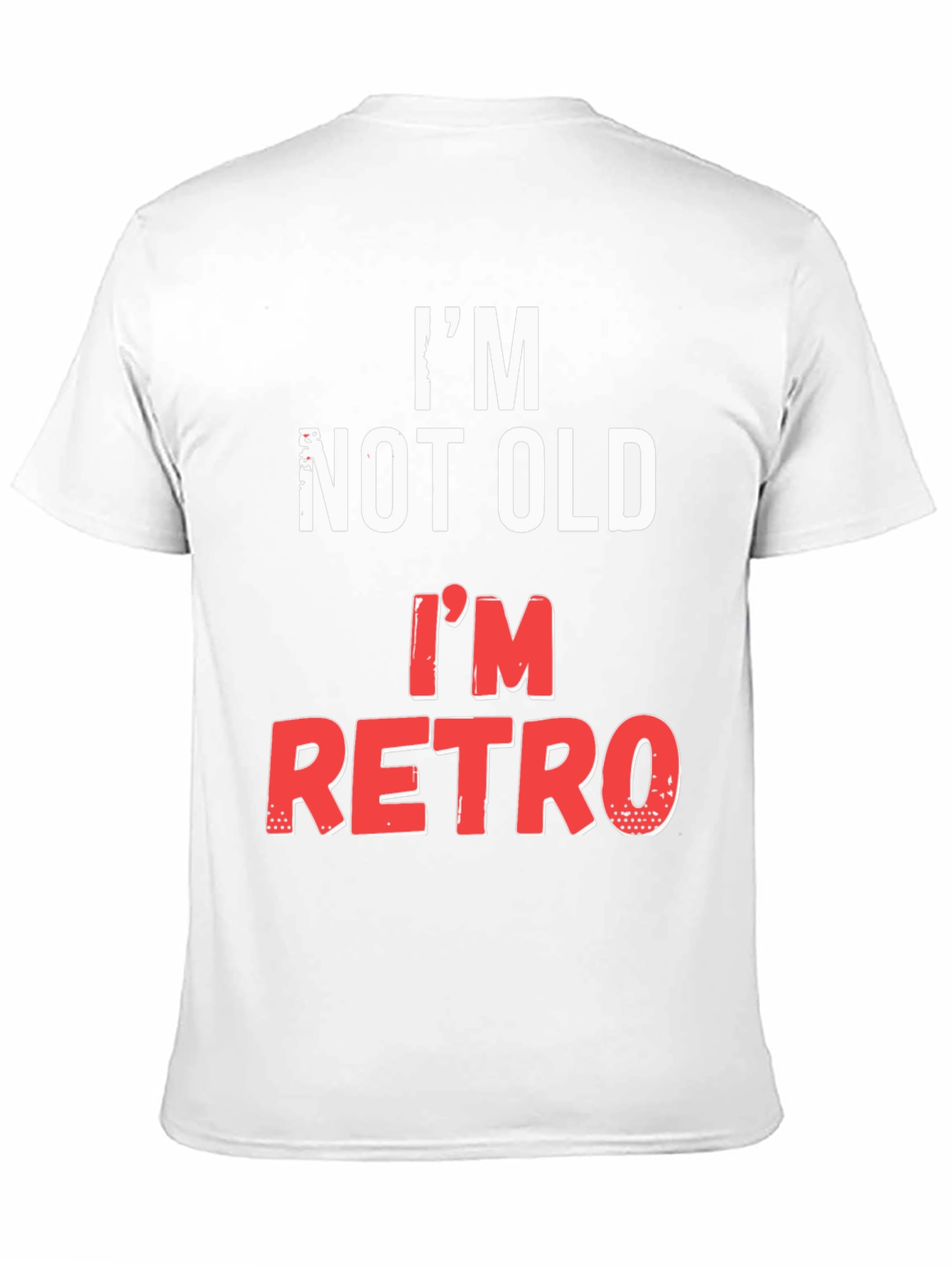 Black I'm Not Old, I'm Retro T-Shirt view 11