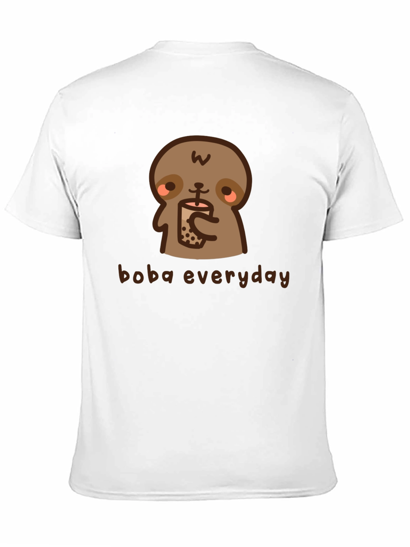 Black Sloth Boba Everyday Graphic Tee view 11