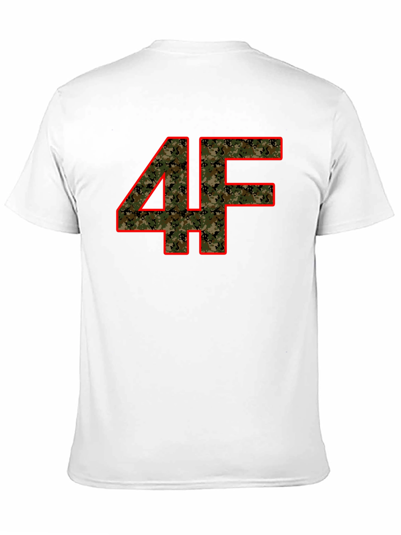 Black Camo 4F Graphic Print Black T-Shirt view 11