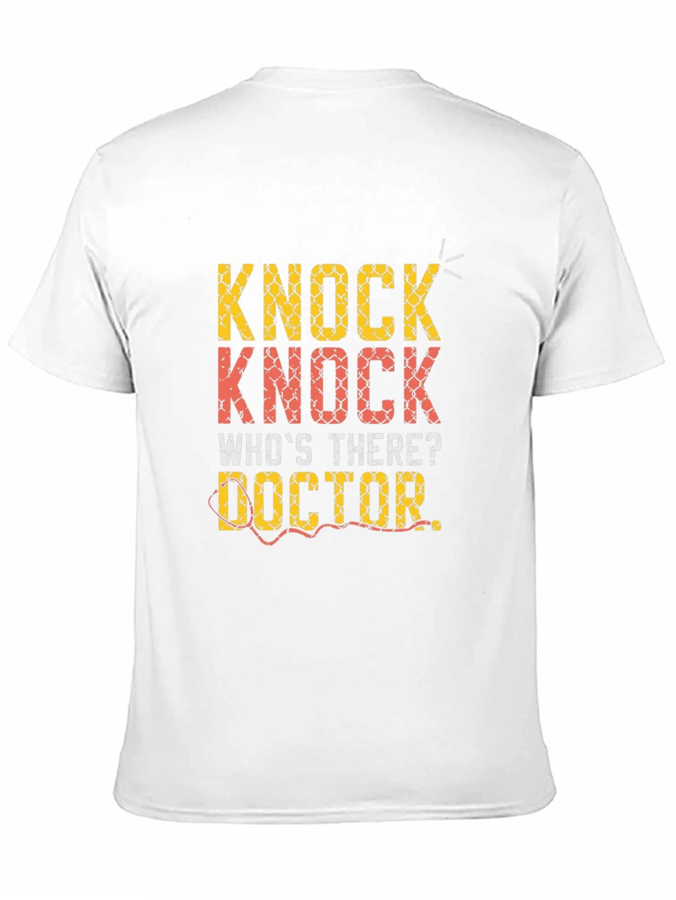Black Knock Knock Doctor T-Shirt view 11