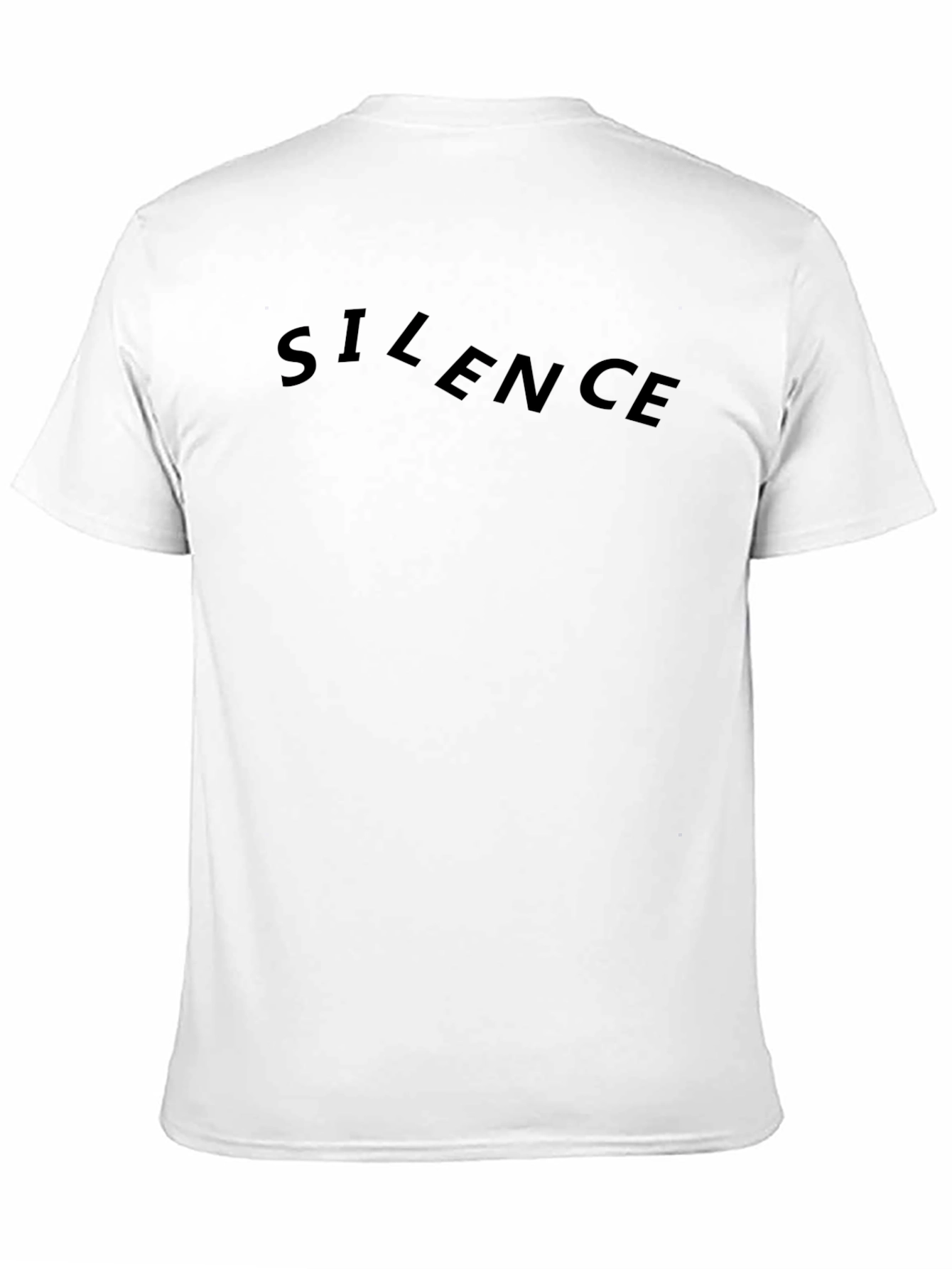 Black Silence Graphic Tee - Classic Black T-Shirt view 11
