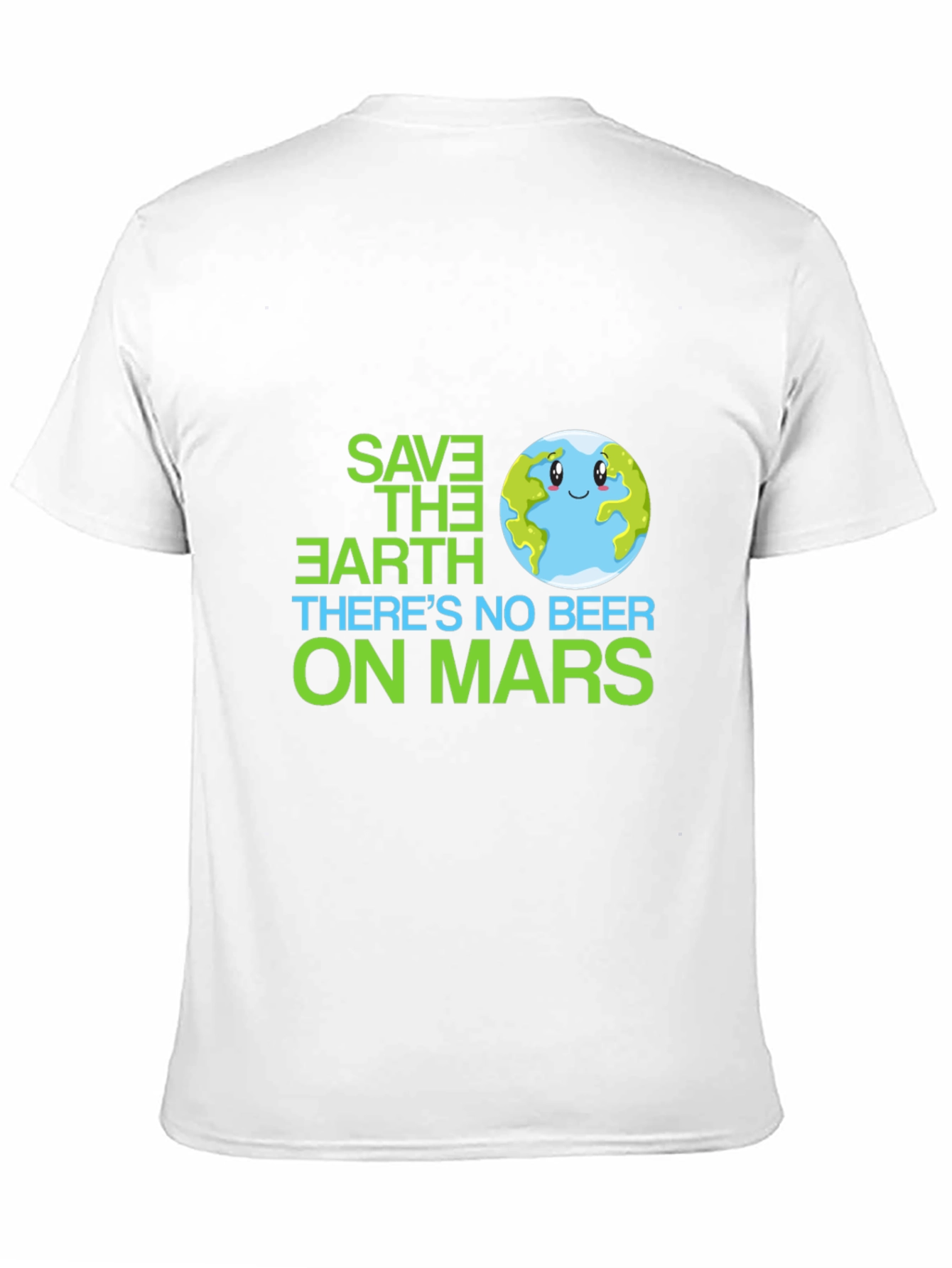 Black Save the Earth T-Shirt - No Beer on Mars view 11