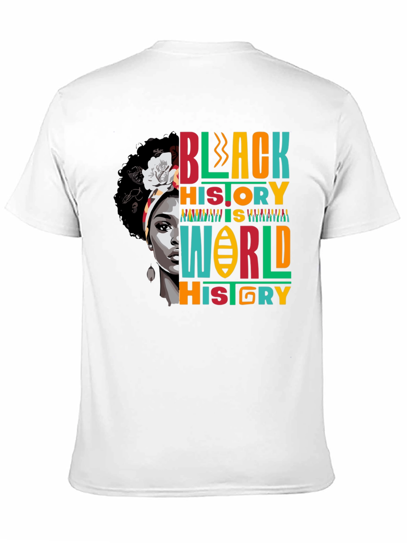 Black Black History is World History T-Shirt view 11