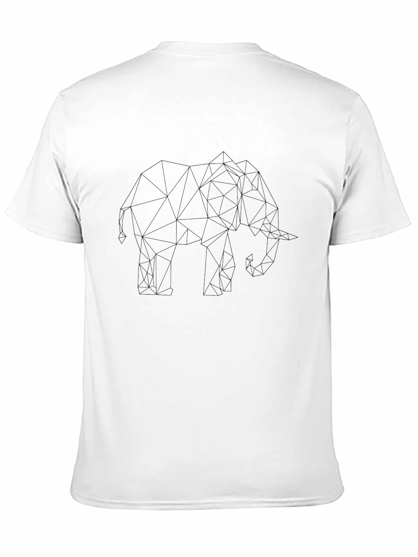 Black Men's Solid Black Short Sleeve T-Shirt view 11