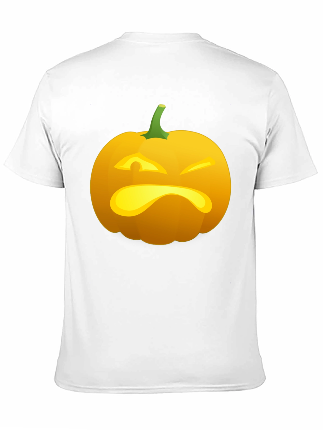 Black Funny Pumpkin Face Halloween T-Shirt view 11