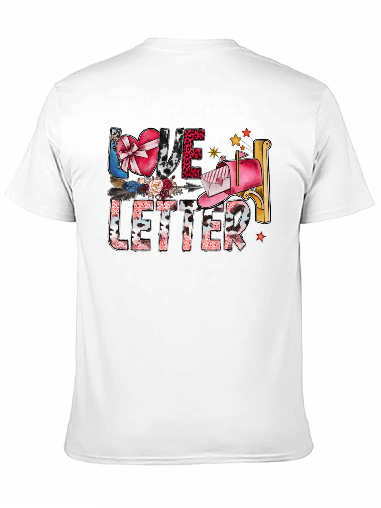 Black Love Letter Graphic T-Shirt view 11