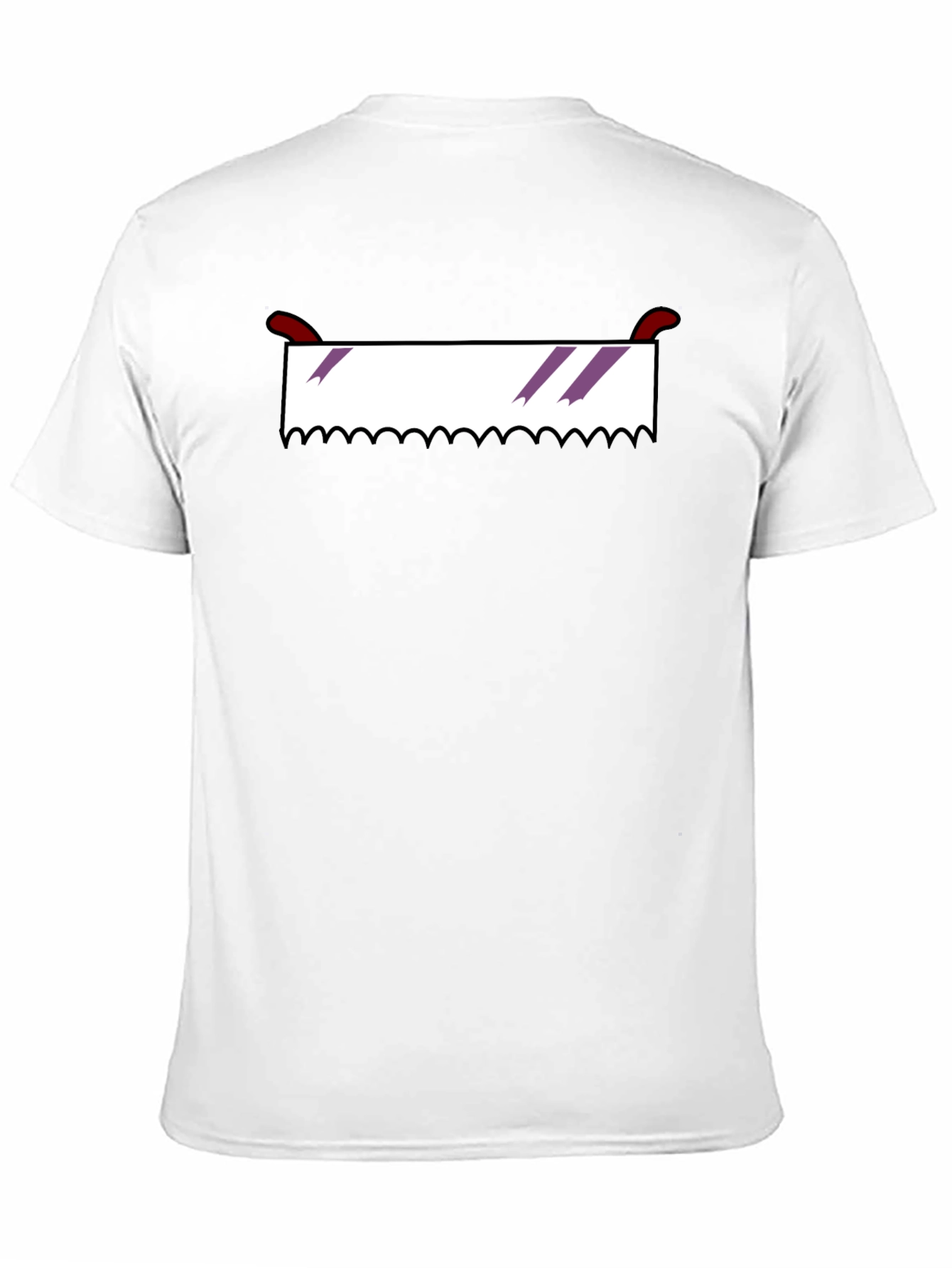 Black Novelty Saw Blade Graphic Tee view 11