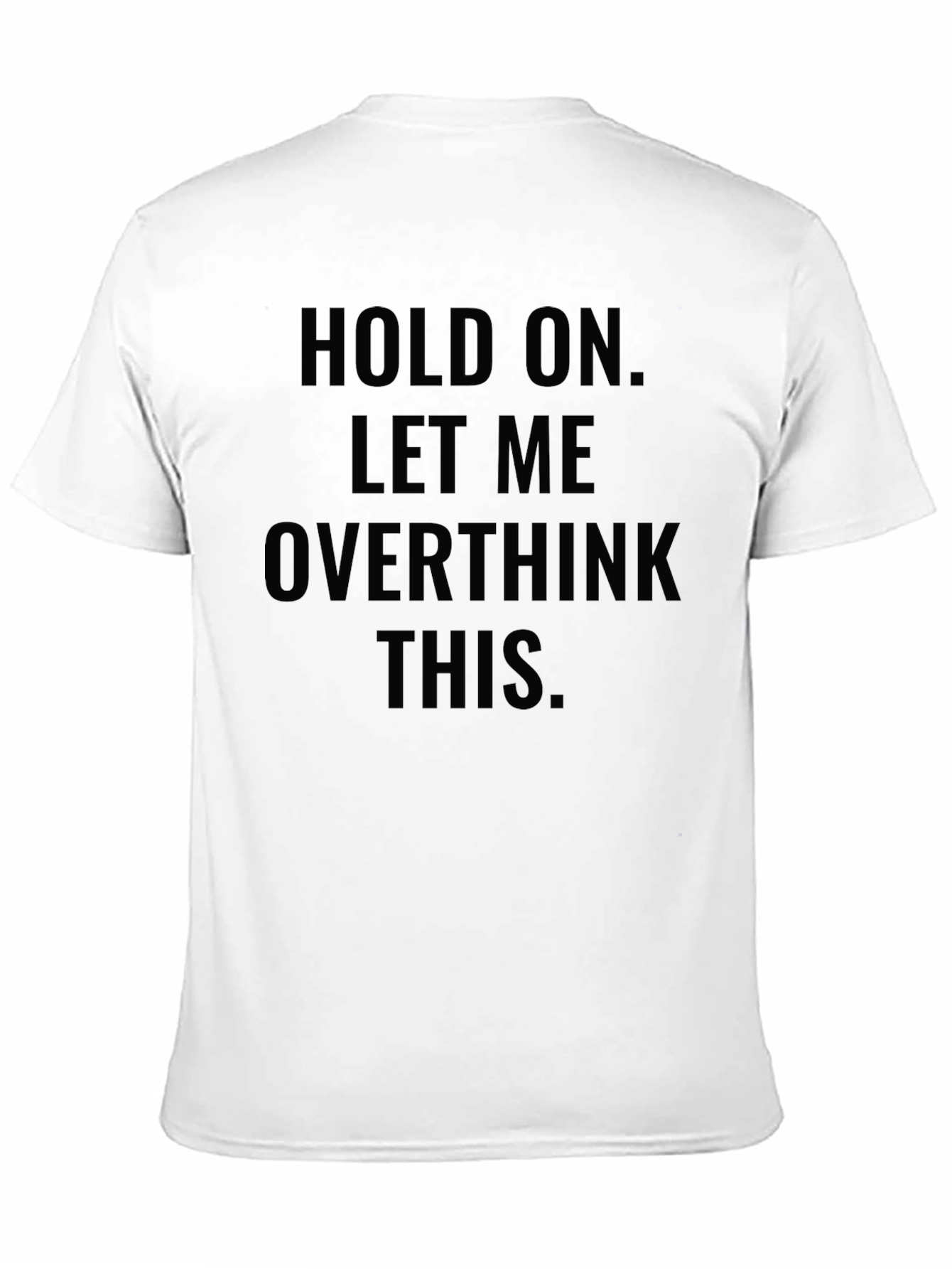Black Overthink This Black Crew Neck Tee view 11