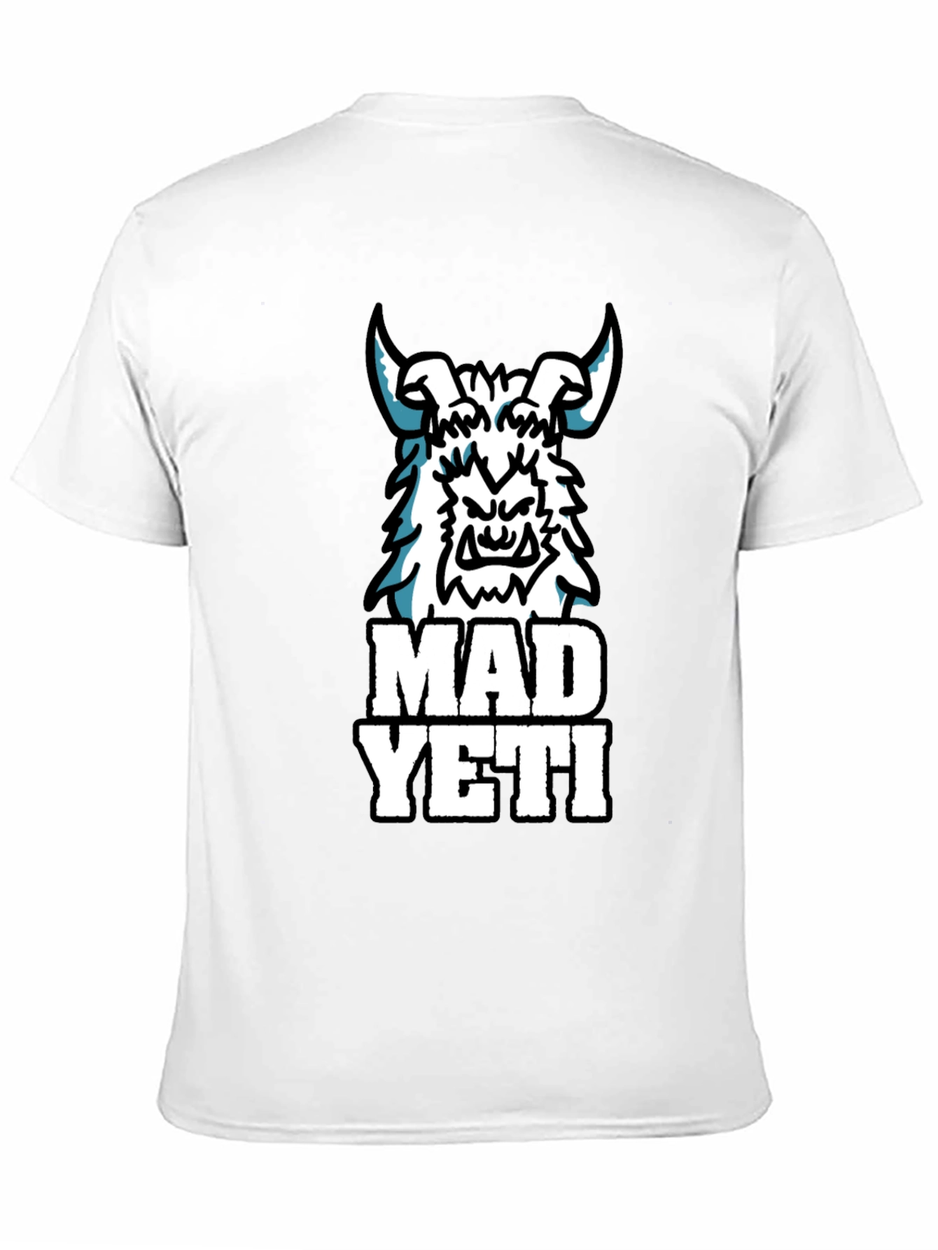 Black Mad Yeti Graphic Tee - Black Cotton T-Shirt view 11
