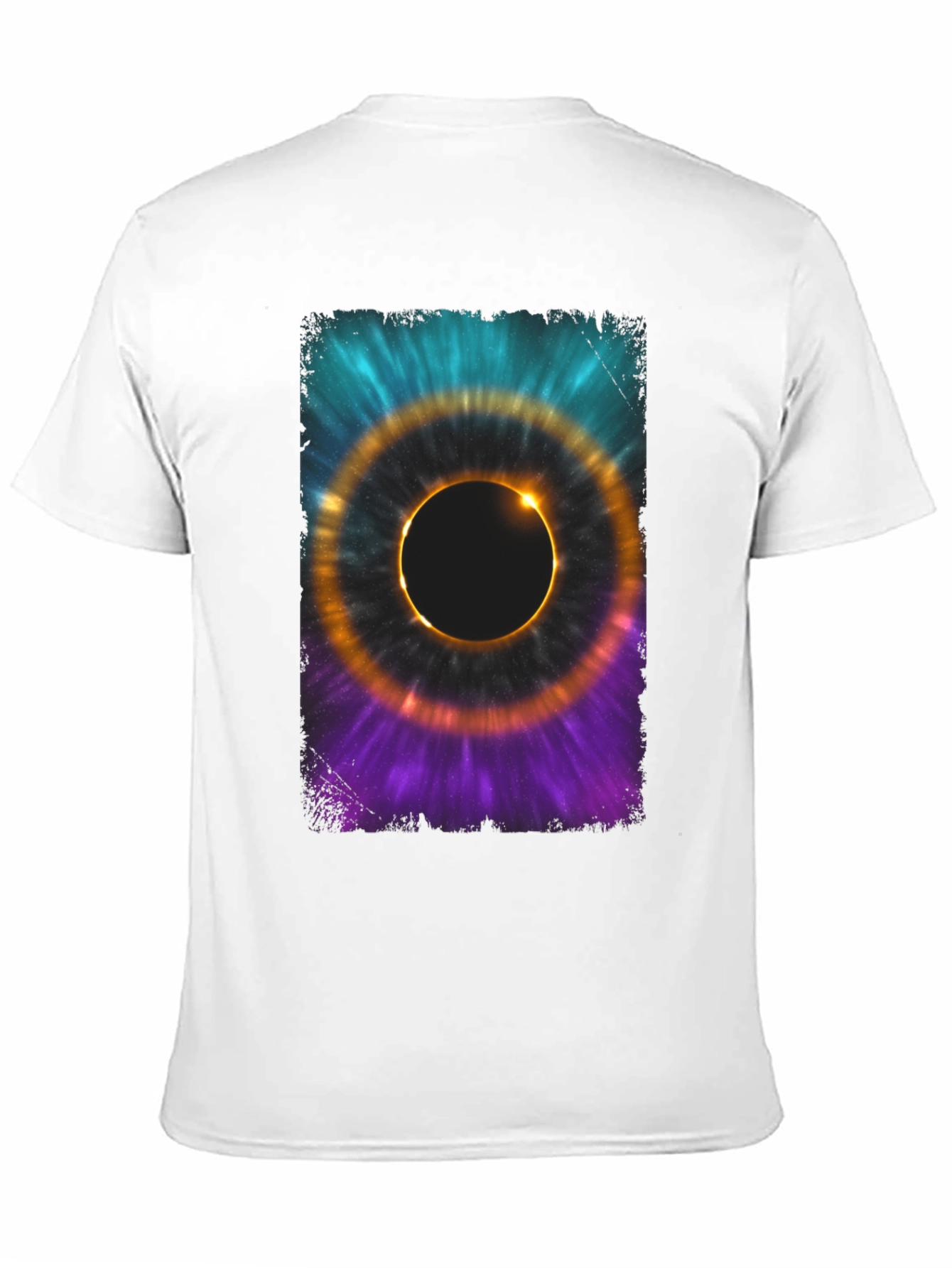 Black Total Solar Eclipse Graphic T-Shirt view 11