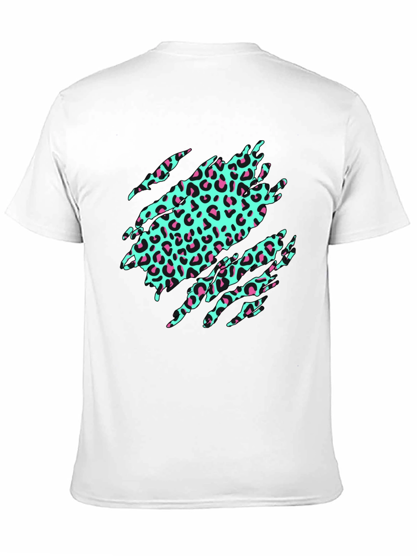 Black Leopard Print Graphic Tee - Funky & Stylish view 11