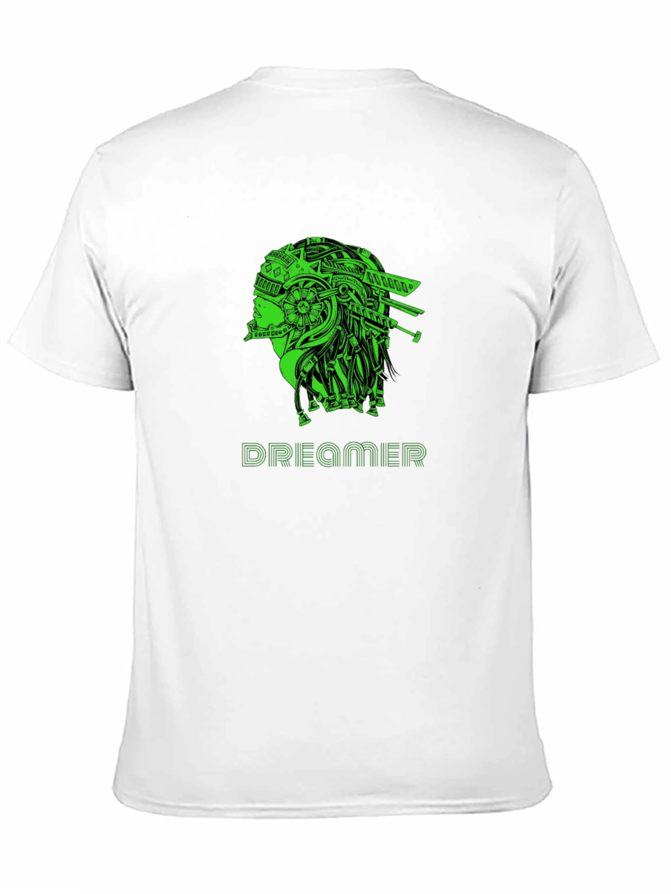 Black Dreamer Graphic T-Shirt - Black Crew Neck Tee view 11