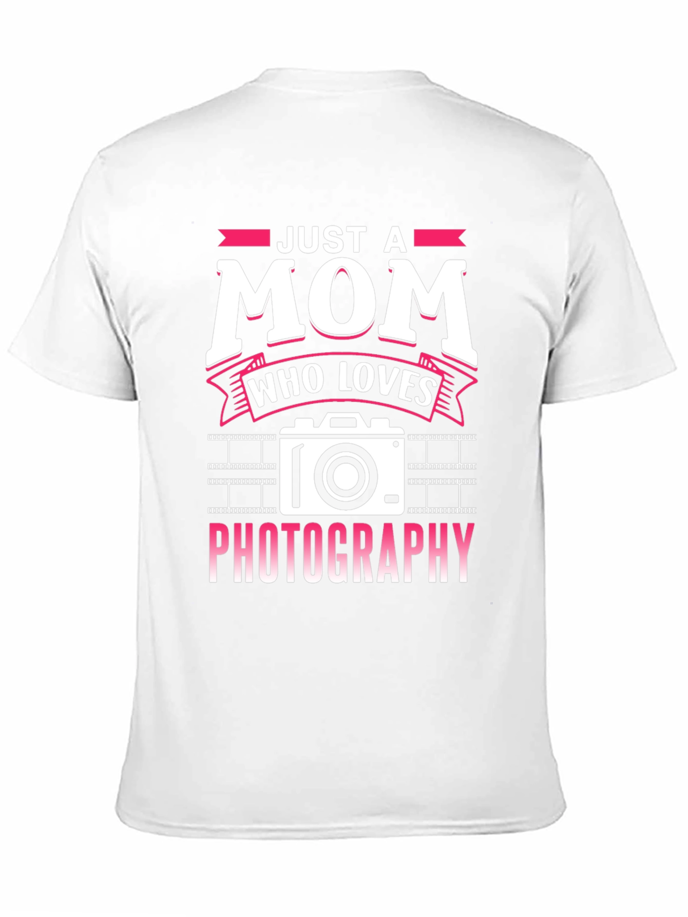 Black Just a Mom Who Loves Photography T-Shirt view 11