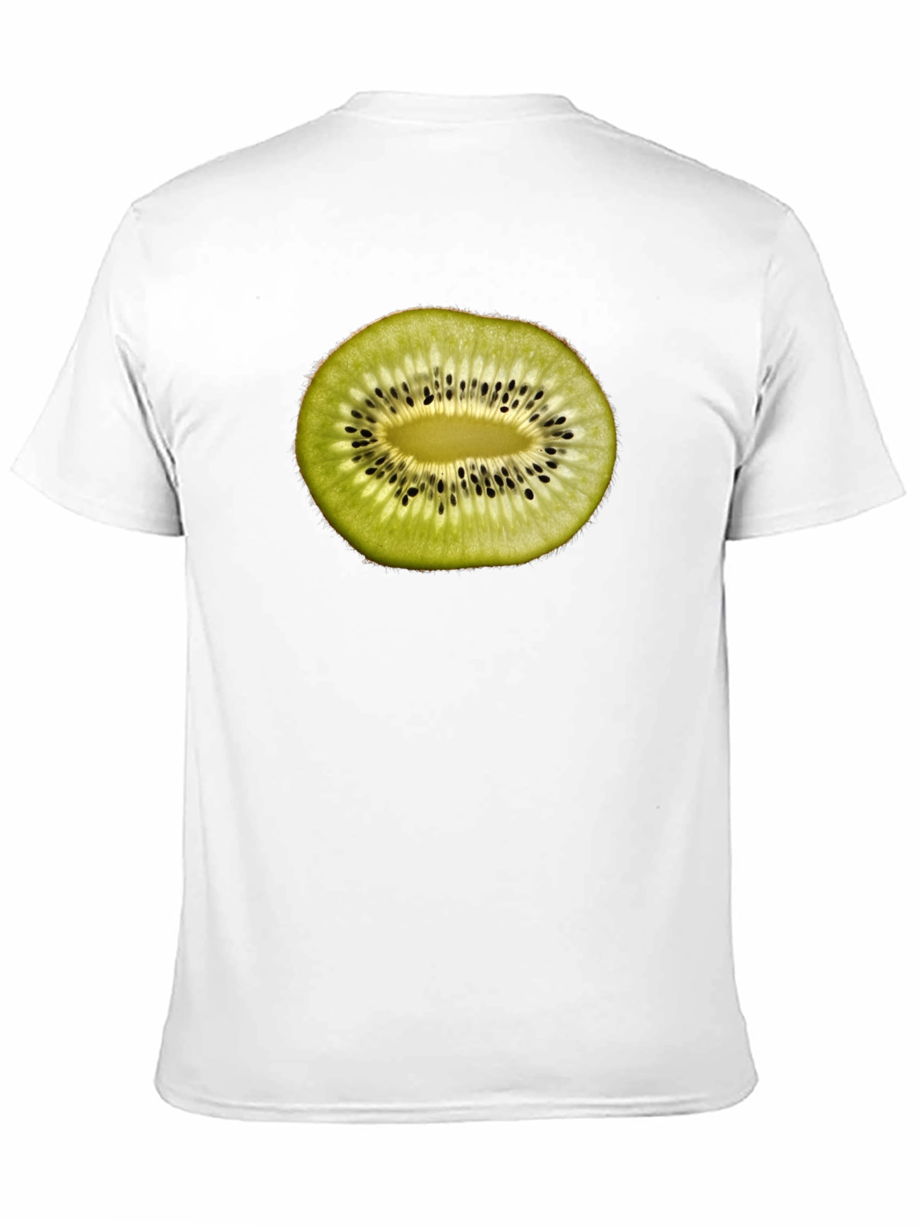 Black Kiwi Fruit Slice Graphic T-Shirt - Black view 11