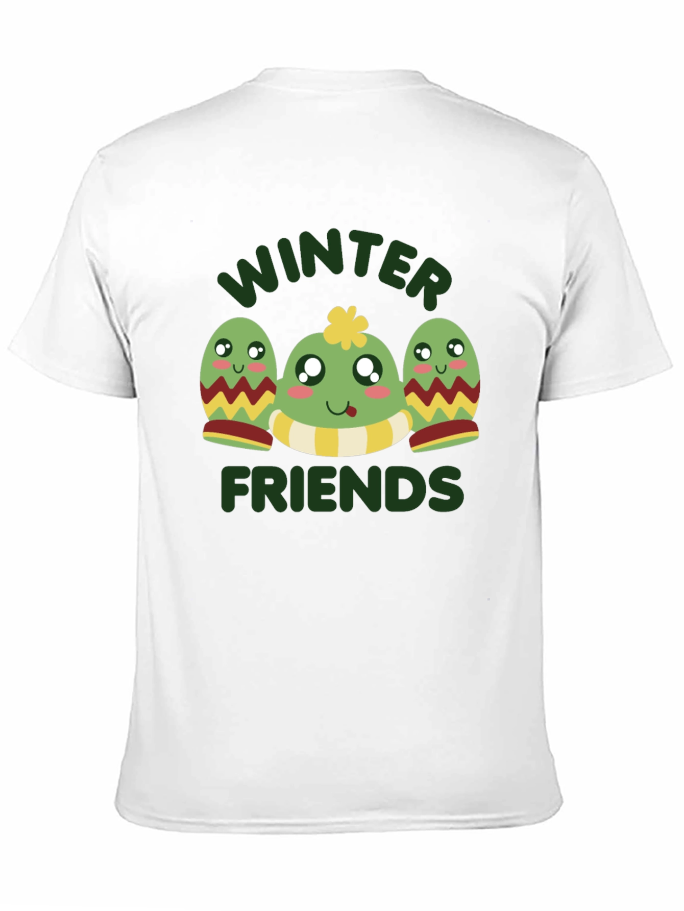 Black Winter Friends Graphic Tee - Black view 11