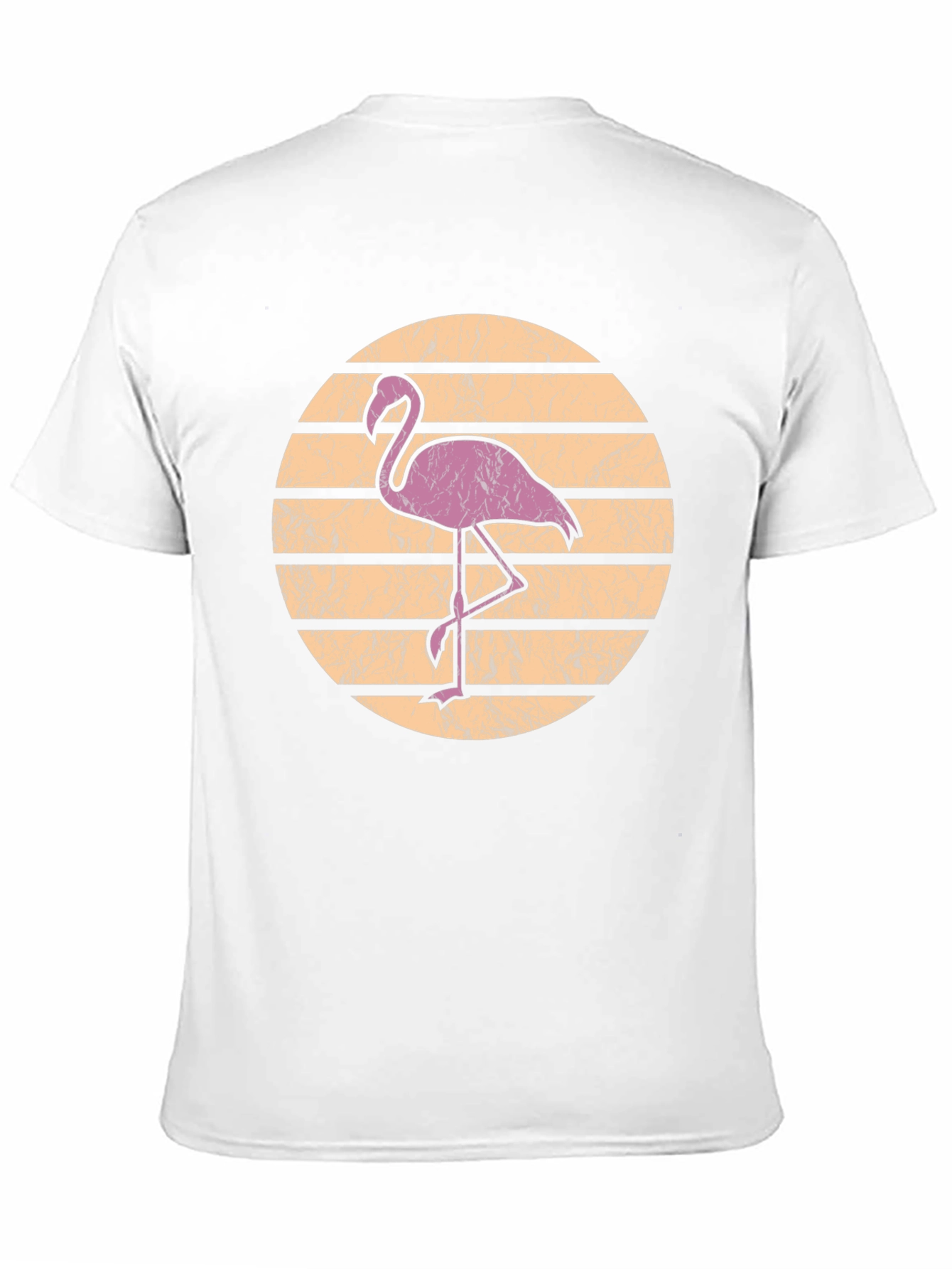 Black Retro Flamingo Graphic Tee view 11