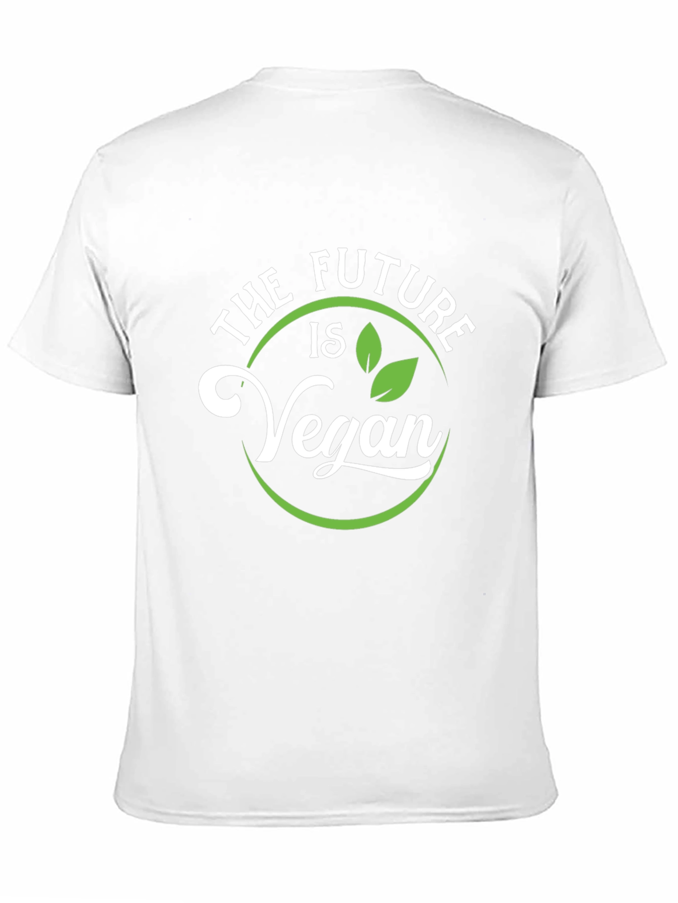 Black The Future is Vegan T-Shirt - Unisex Black Tee view 11